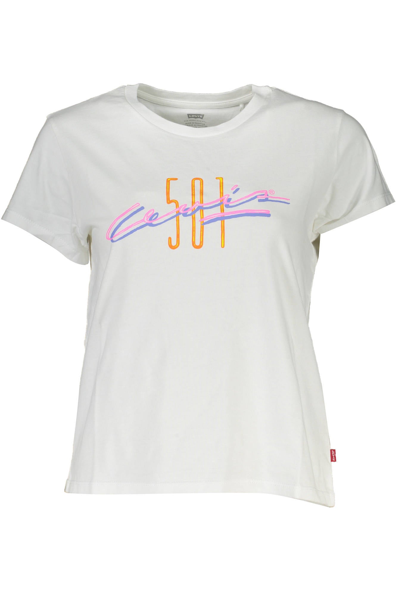 CAMISETA DE MANGA CORTA LEVI'S MUJER BLANCA 