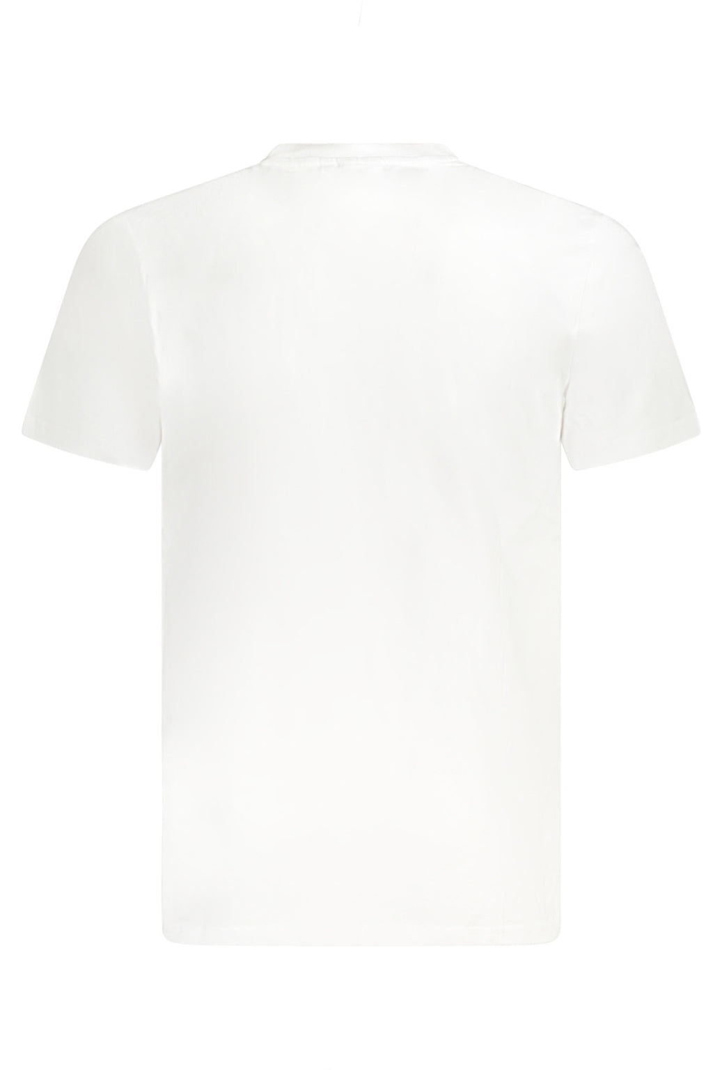 Camiseta blanca de manga corta para hombre de la Marina 