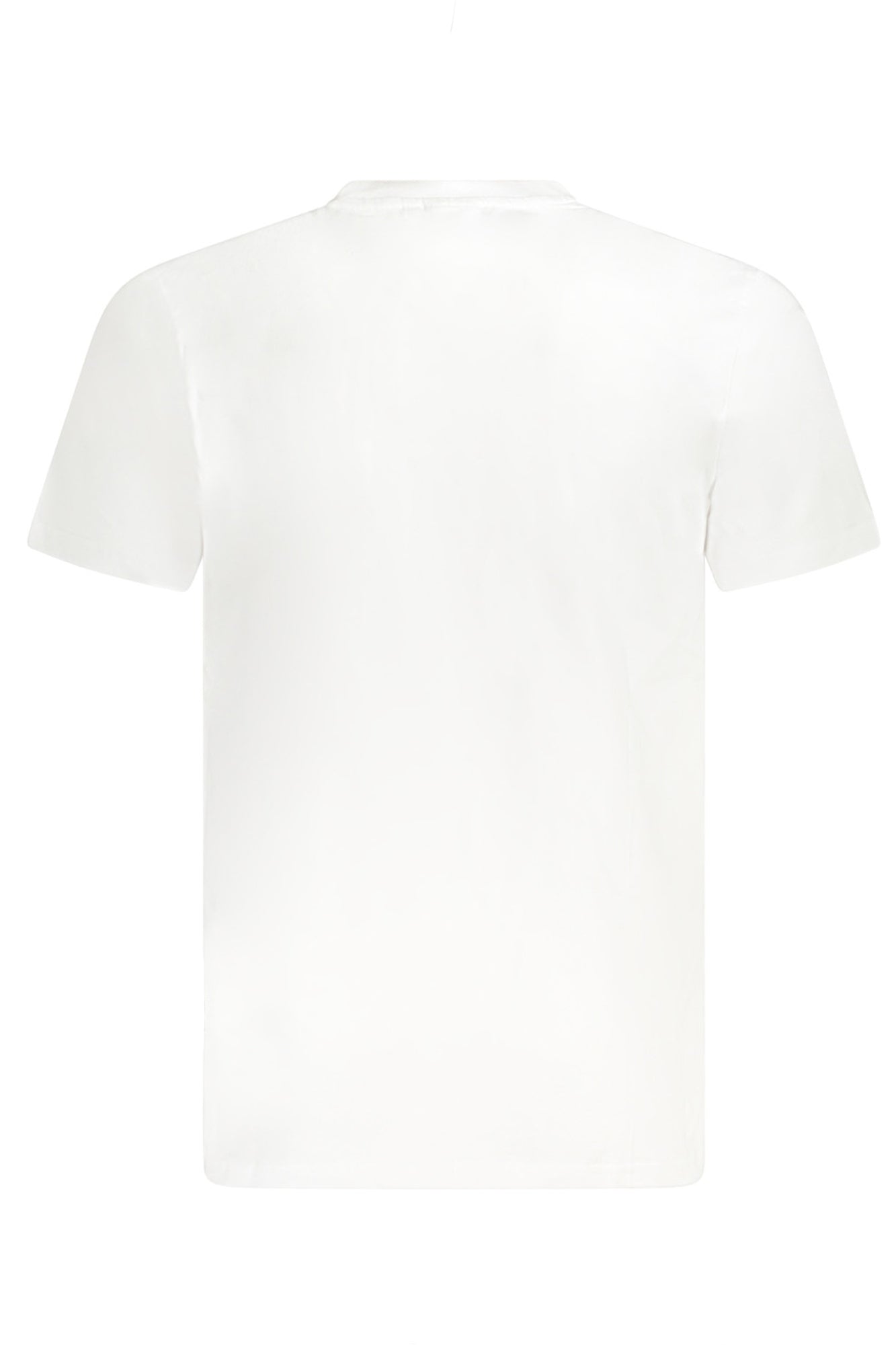 Camiseta blanca de manga corta para hombre de la Marina 