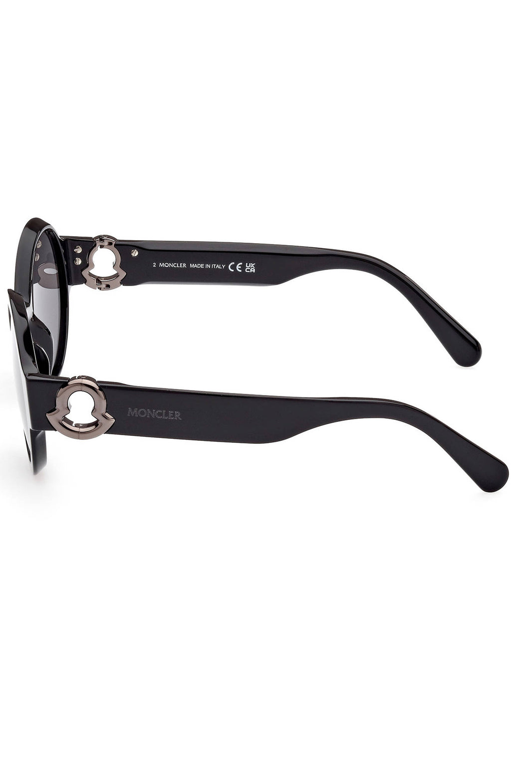 MONCLER WOMEN'S BLACK SUNGLASSES 