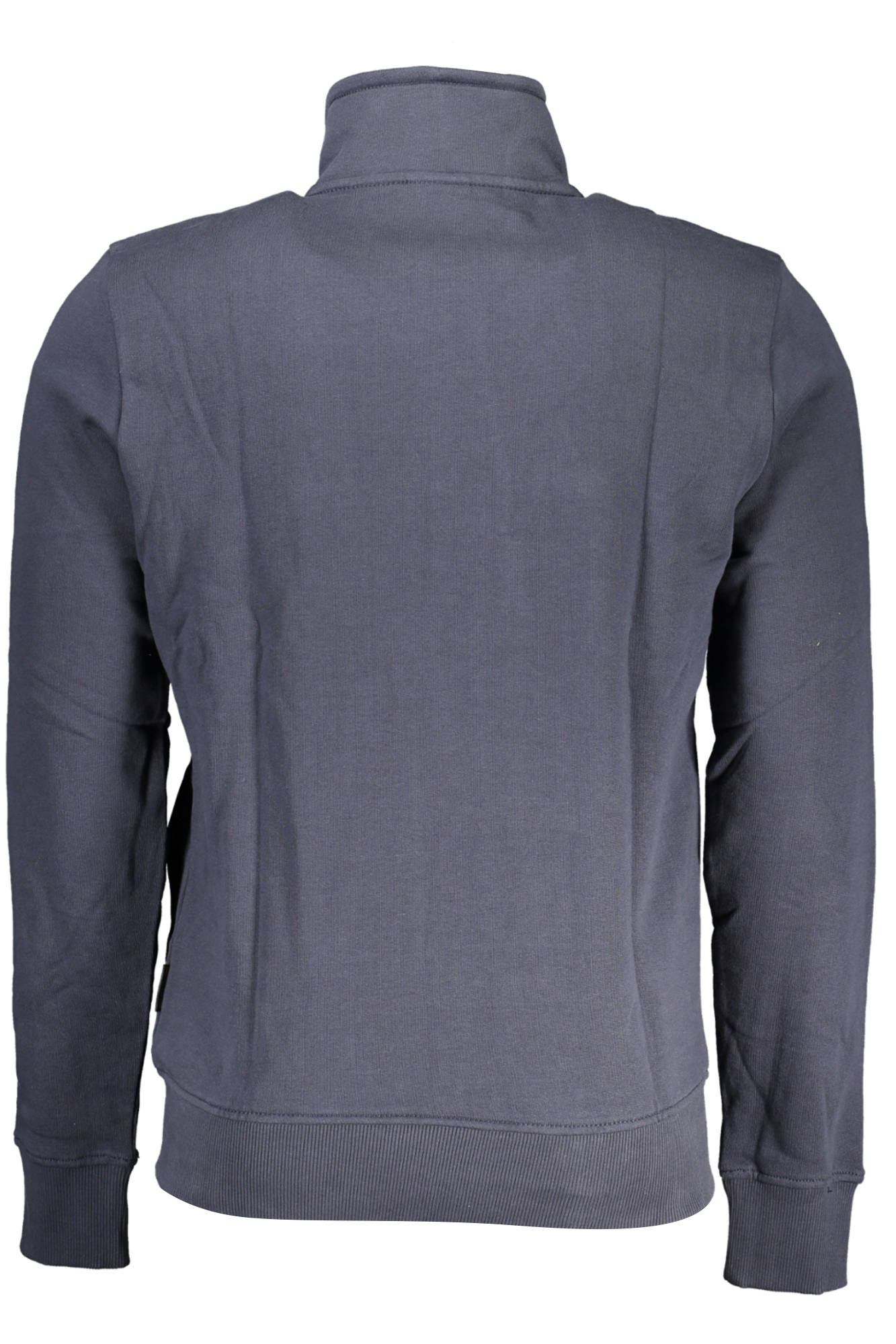 NAPAPIJRI MEN'S BLUE ZIP-UP SWEATSHIRT 