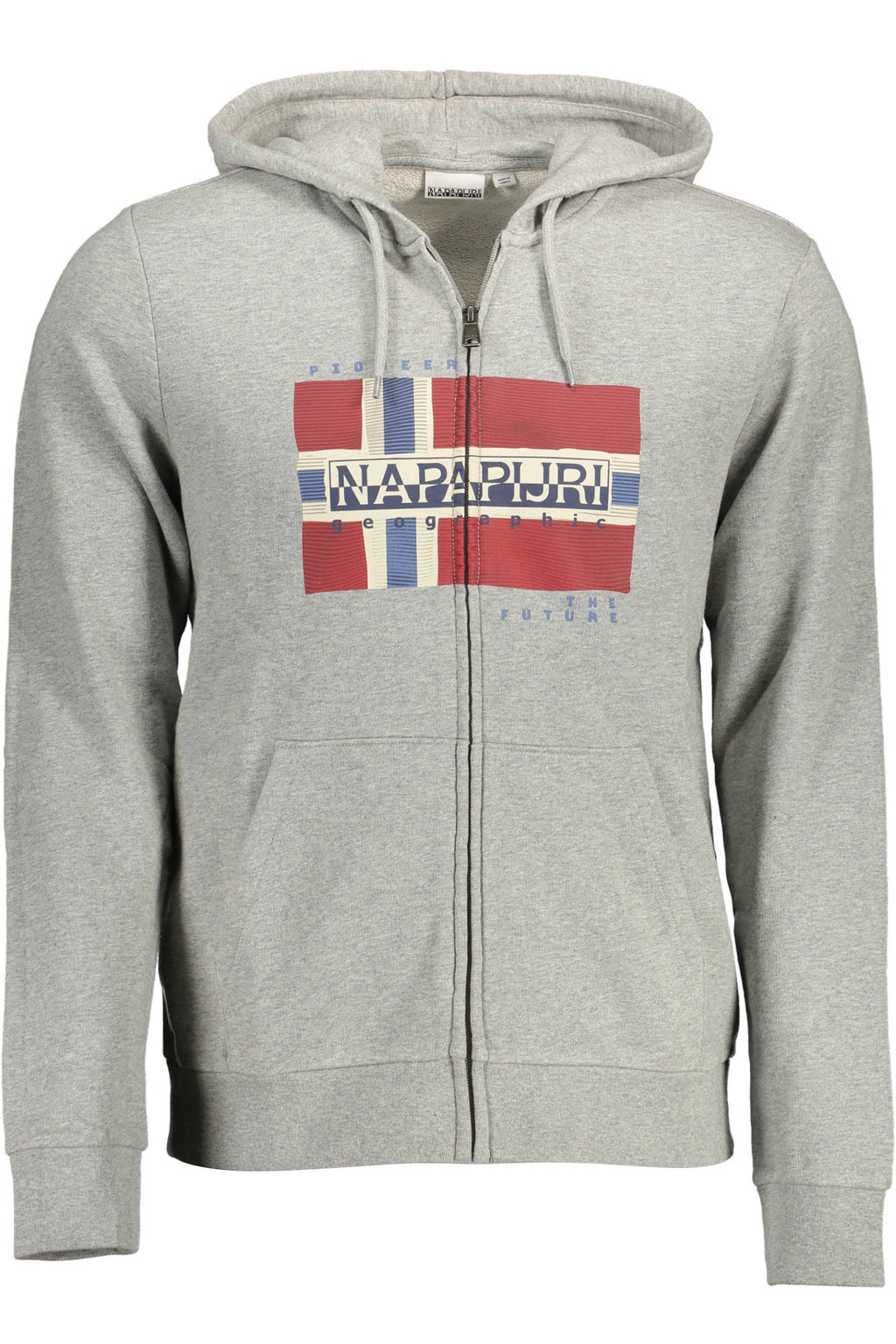 NAPAPIJRI MEN'S ZIPPED SWEATSHIRT GREY 