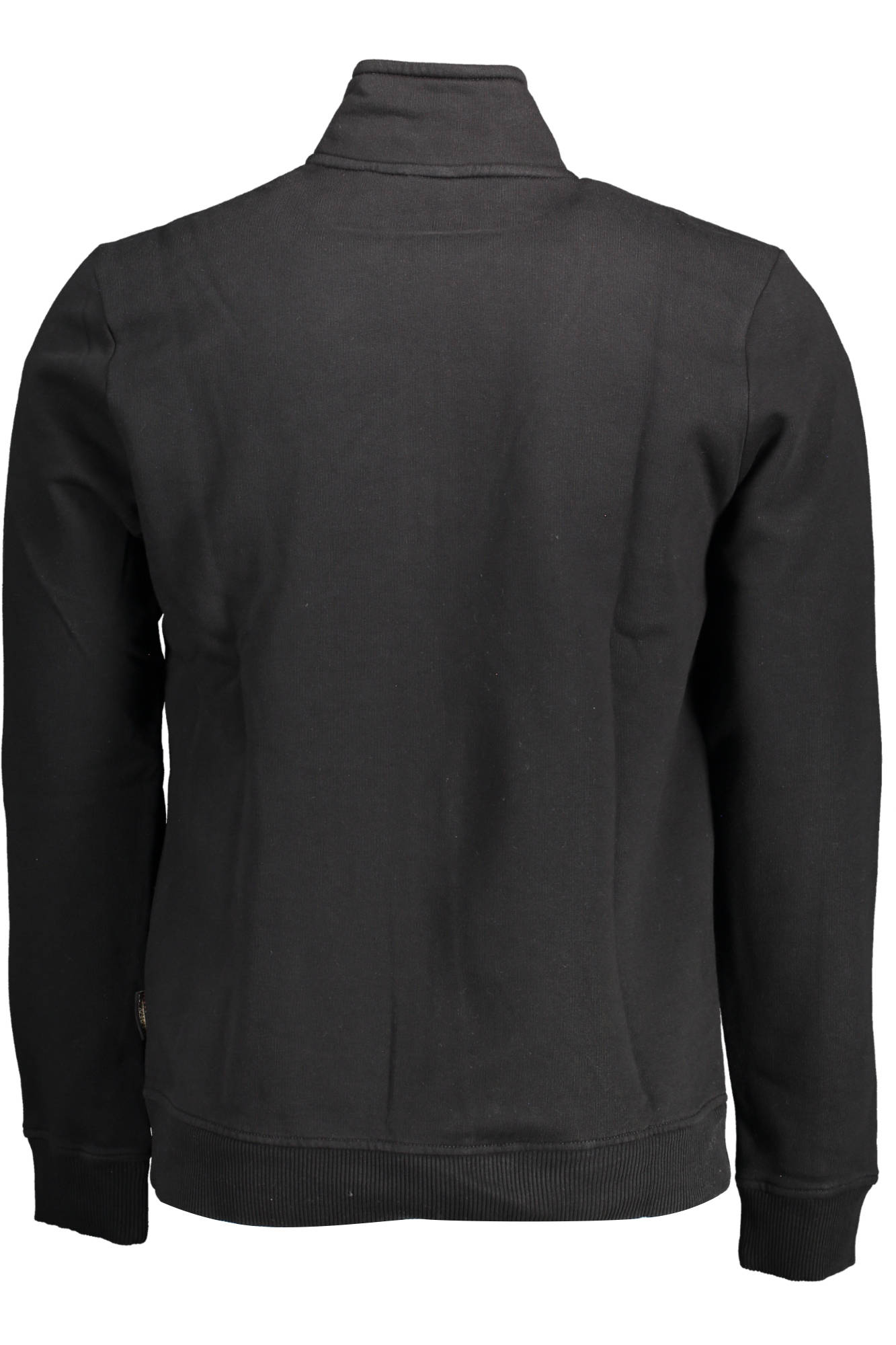 NAPAPIJRI MEN'S BLACK ZIP-UP SWEATSHIRT 