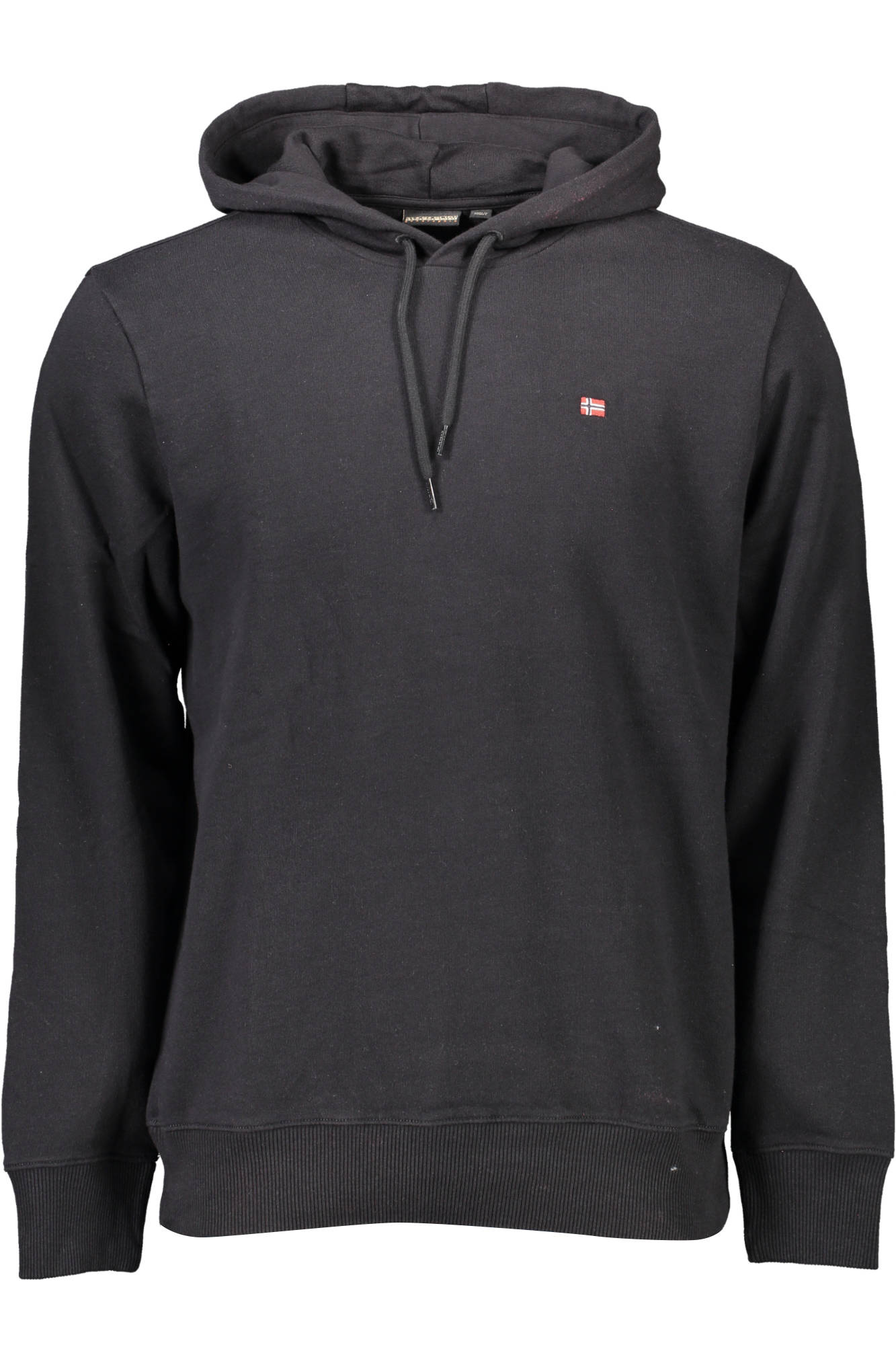 NAPAPIJRI MEN'S BLACK ZIP-UP SWEATSHIRT 