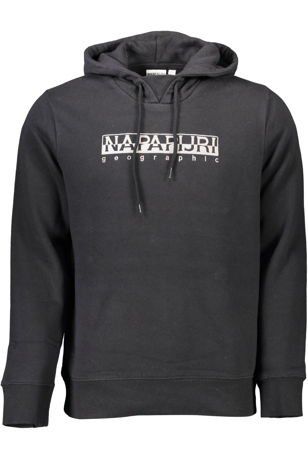 NAPAPIJRI MEN'S BLACK ZIP-UP SWEATSHIRT 