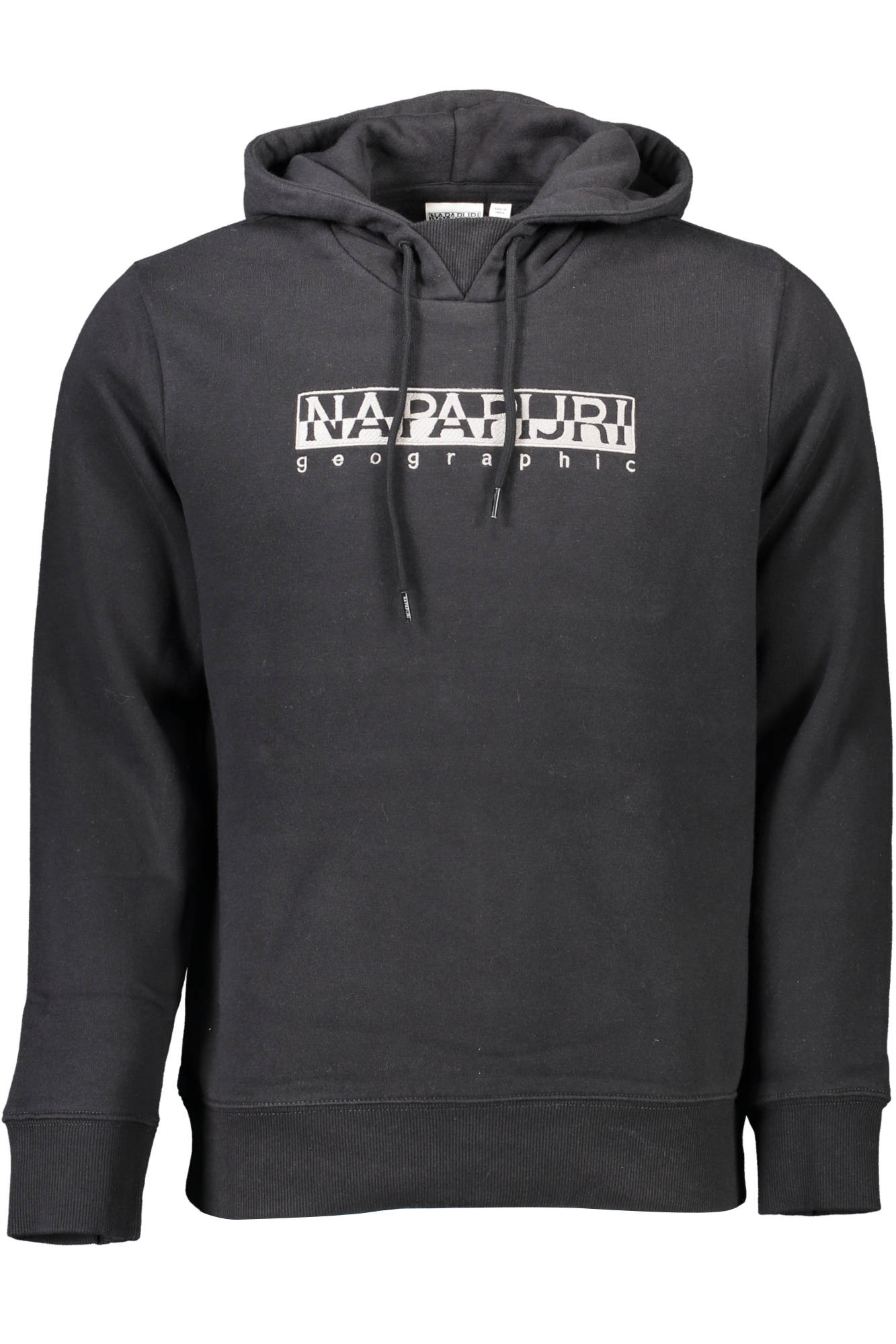 NAPAPIJRI MEN'S BLACK ZIP-UP SWEATSHIRT 