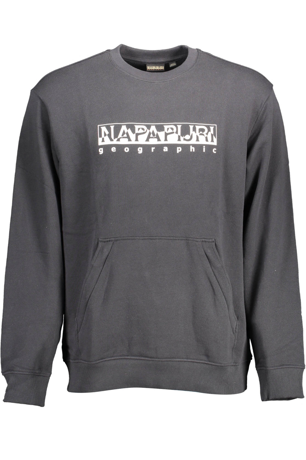 NAPAPIJRI MEN'S BLACK ZIP-UP SWEATSHIRT 