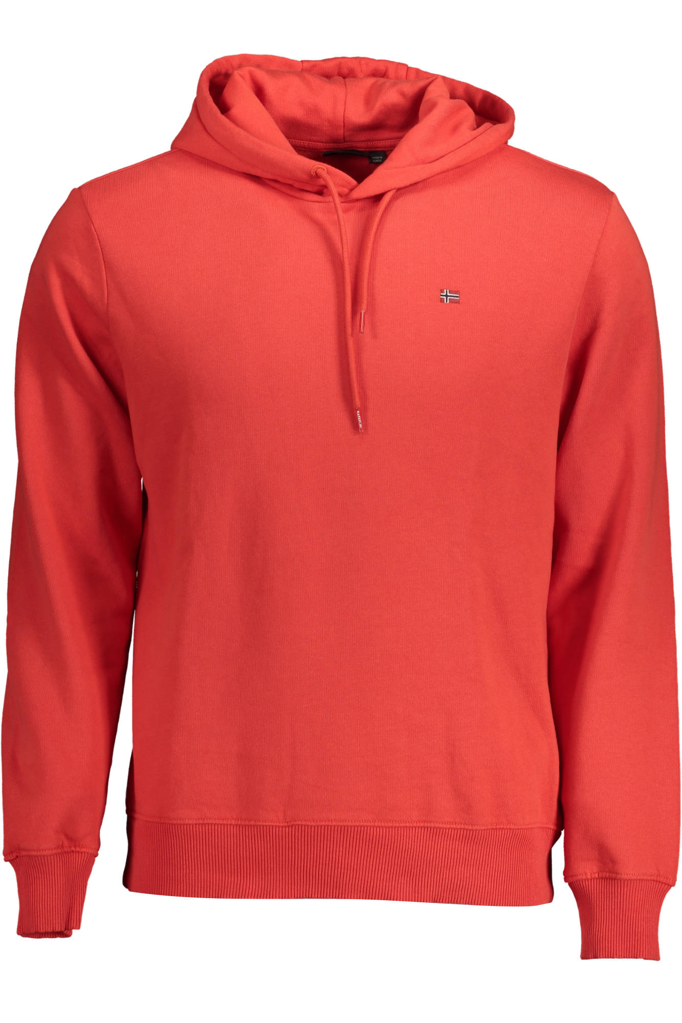 NAPAPIJRI MEN'S RED ZIP-UP SWEATSHIRT 