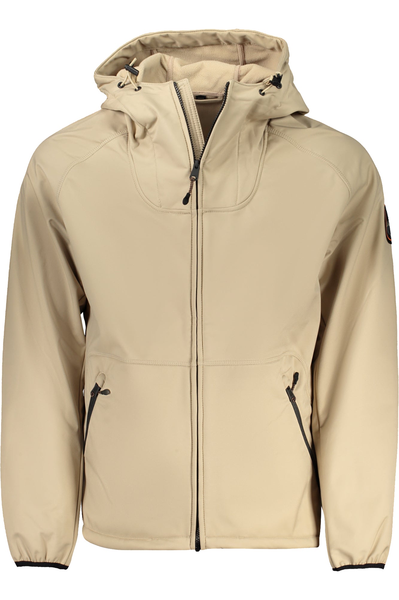 NAPAPIJRI MEN'S BEIGE SPORTS JACKET 