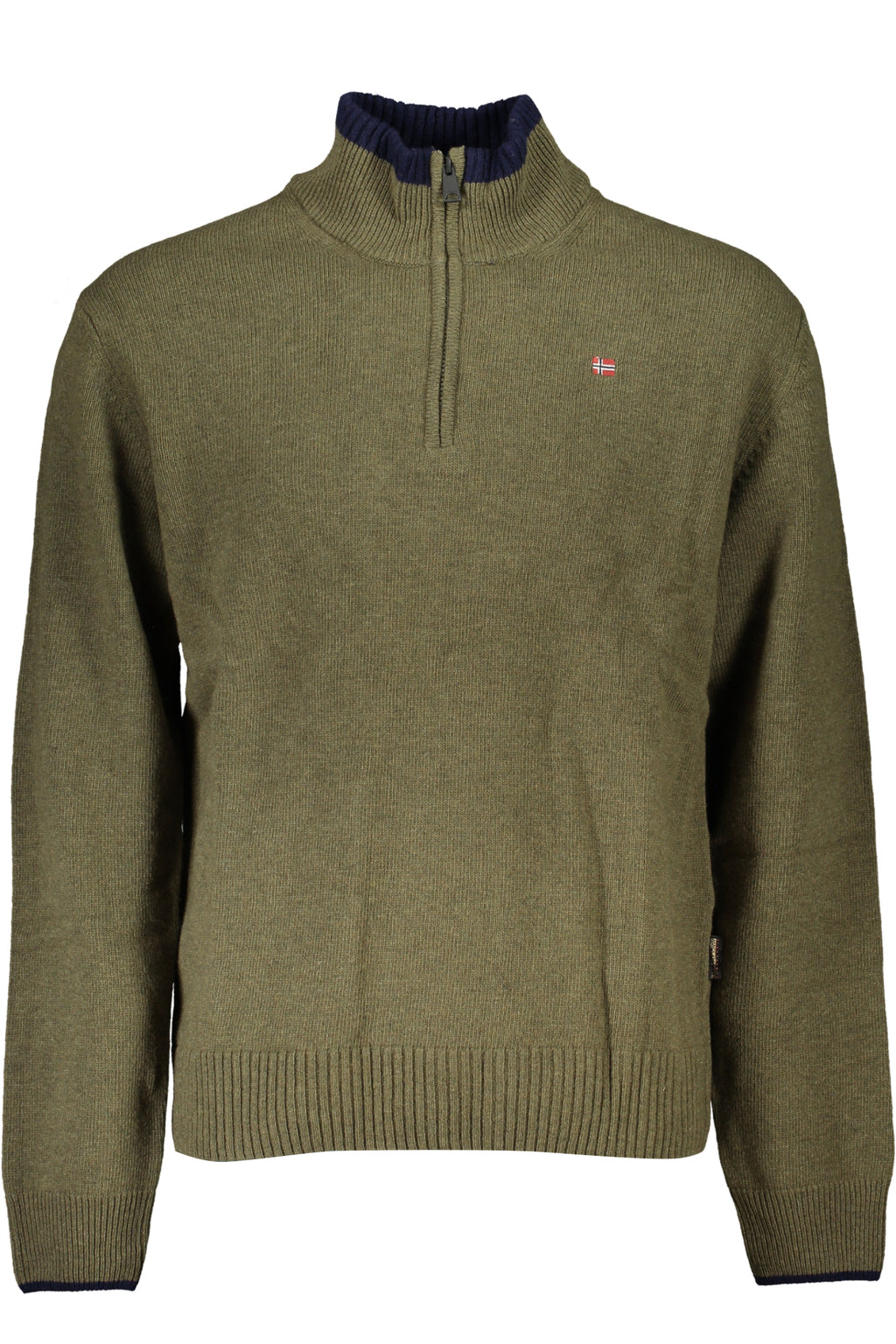 NAPAPIJRI MEN'S GREEN SWEATER 