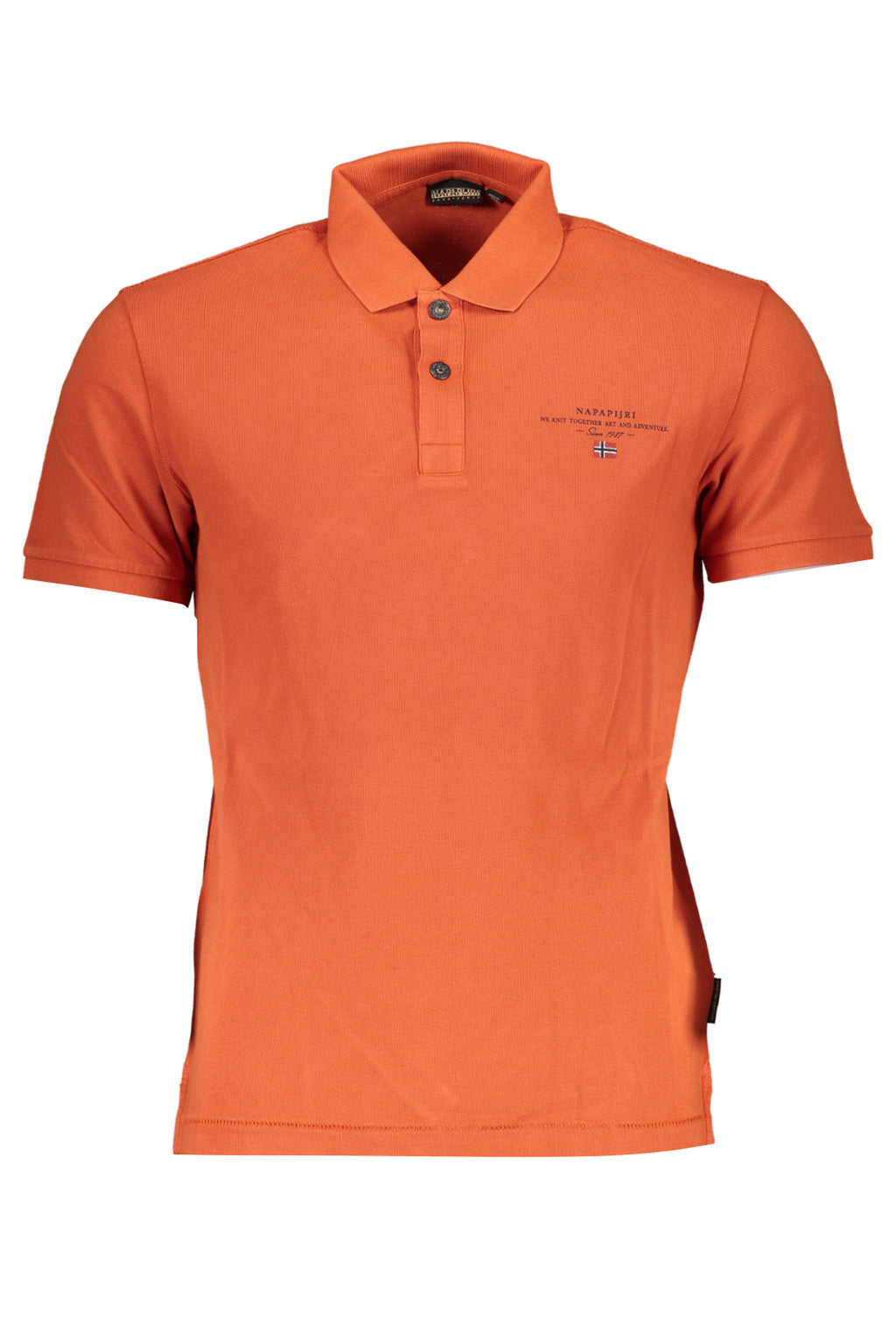 POLO DE MANGA CORTA NAPAPIJRI PARA HOMBRE, NARANJA 