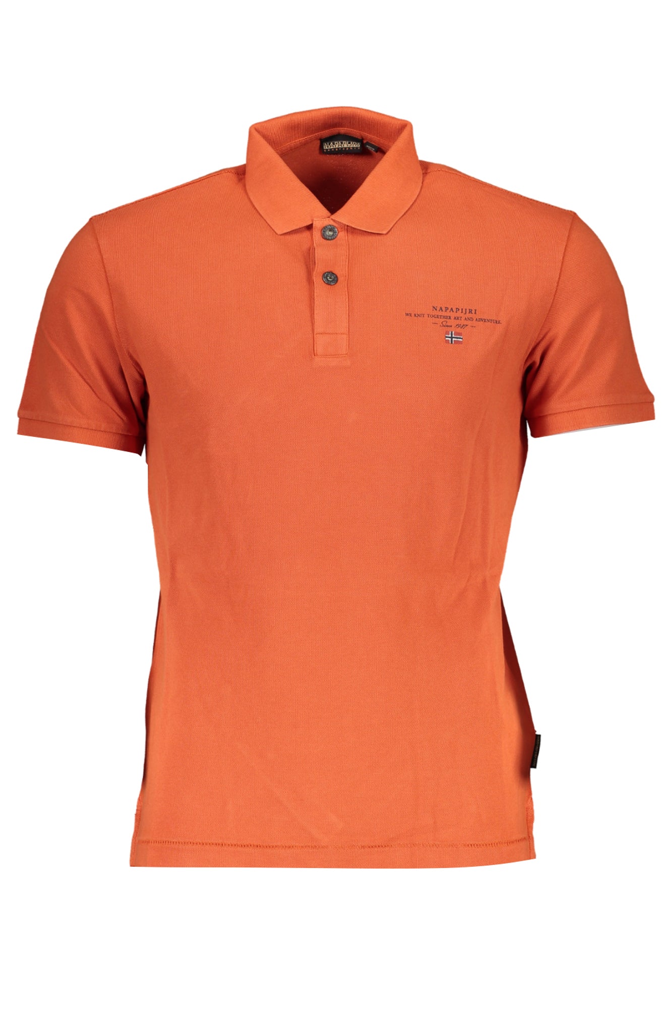 POLO DE MANGA CORTA NAPAPIJRI PARA HOMBRE, NARANJA 