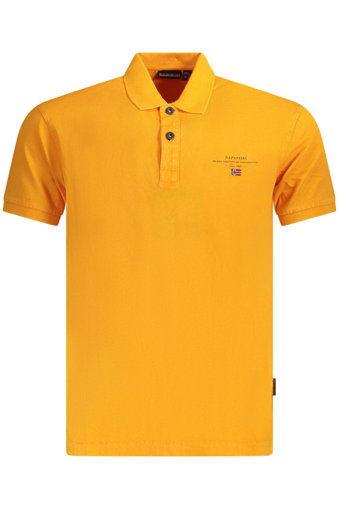 POLO DE MANGA CORTA NAPAPIJRI PARA HOMBRE, NARANJA 