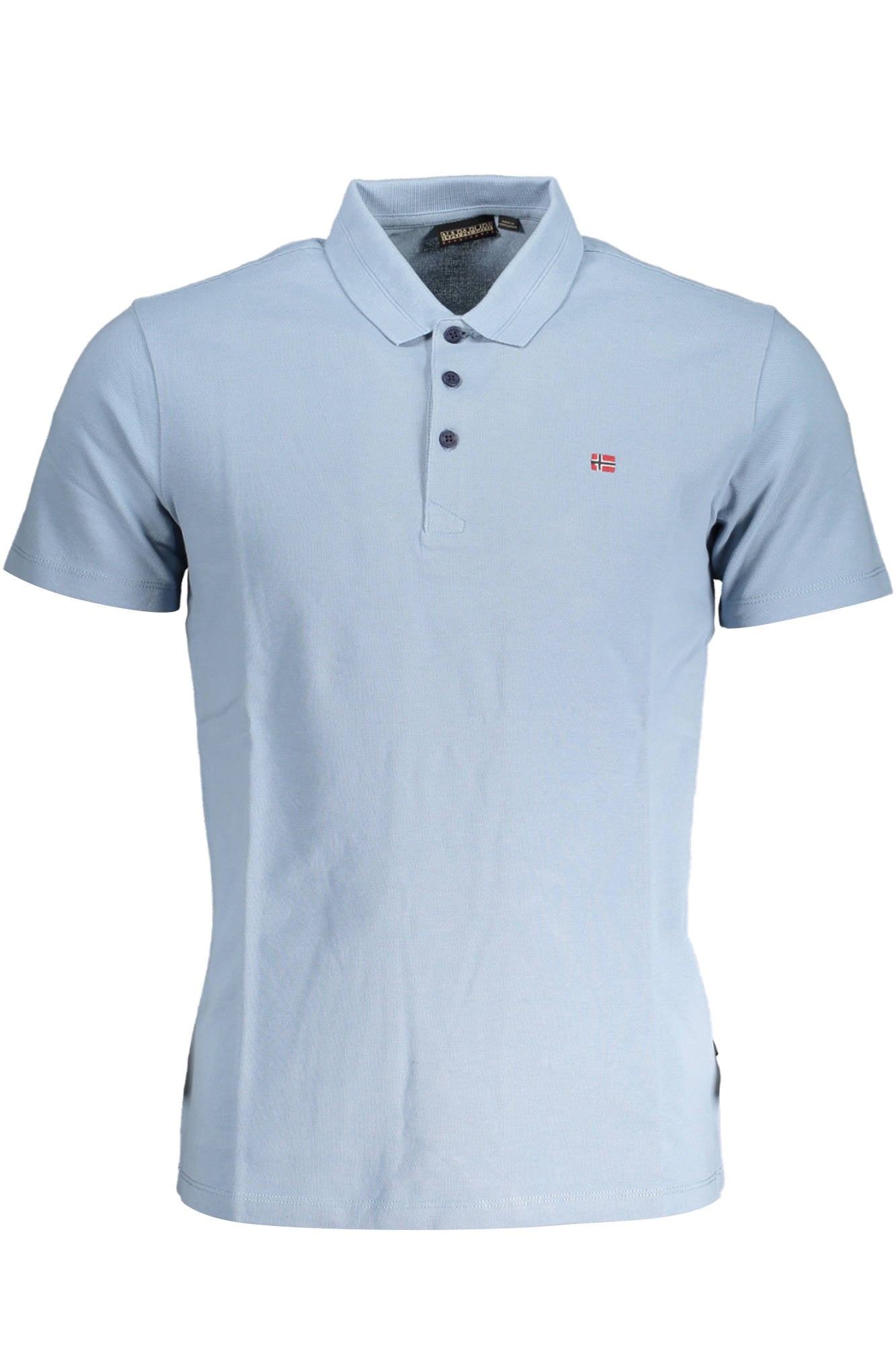 POLO DE MANGA CORTA NAPAPIJRI PARA HOMBRE, AZUL 