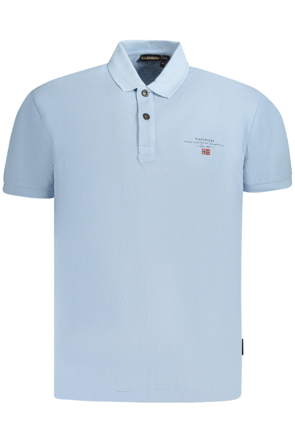 POLO DE MANGA CORTA NAPAPIJRI PARA HOMBRE, AZUL 