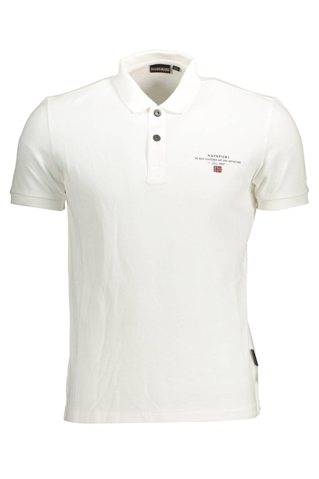POLO DE MANGA CORTA NAPAPIJRI PARA HOMBRE BLANCO 