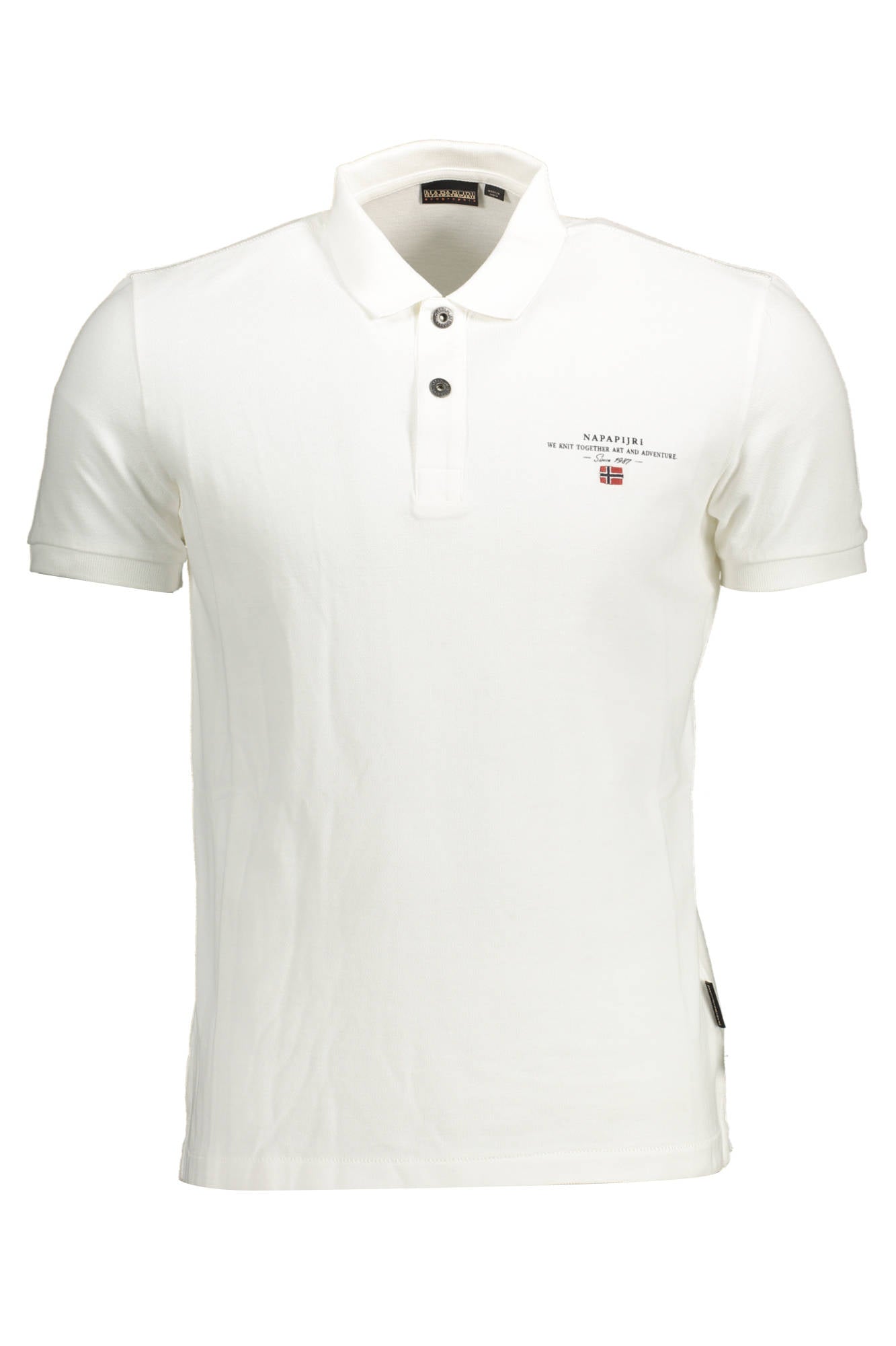 POLO DE MANGA CORTA NAPAPIJRI PARA HOMBRE BLANCO 