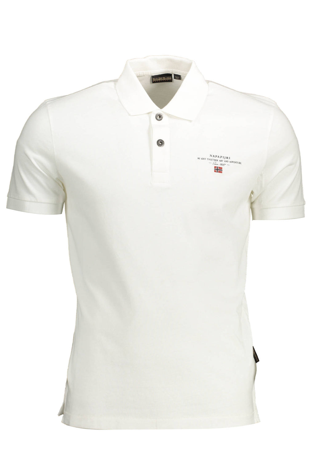 POLO DE MANGA CORTA NAPAPIJRI PARA HOMBRE BLANCO 