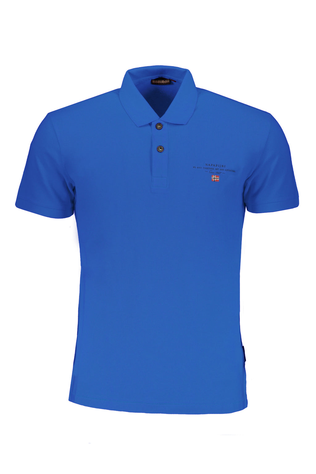 POLO DE MANGA CORTA NAPAPIJRI PARA HOMBRE, AZUL 