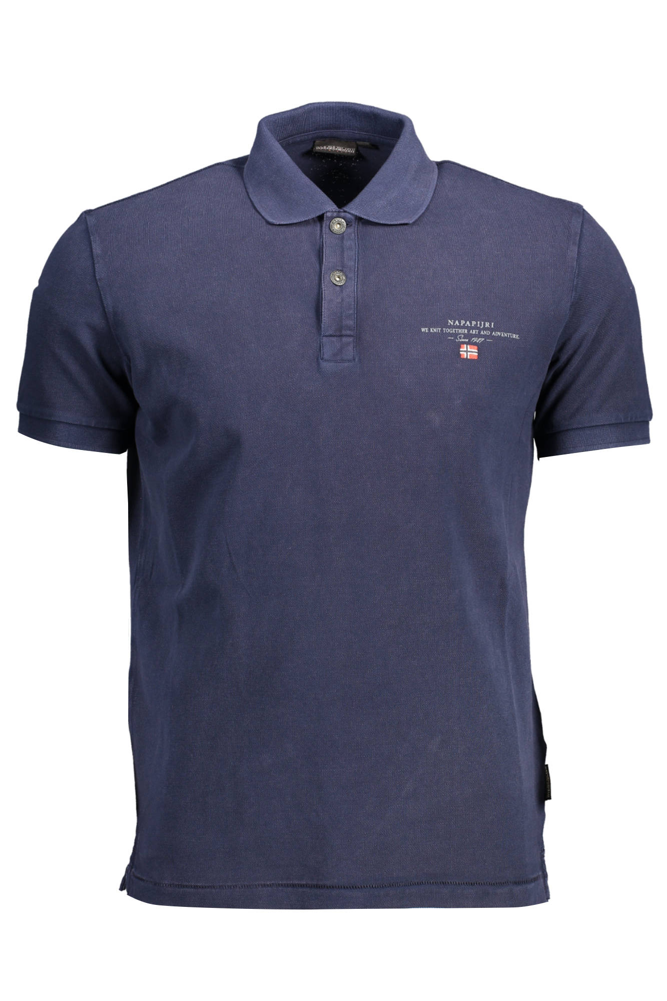POLO DE MANGA CORTA NAPAPIJRI PARA HOMBRE, AZUL 