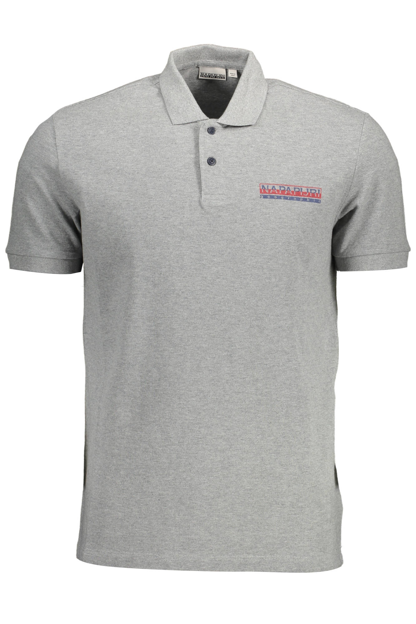 POLO DE MANGA CORTA PARA HOMBRE NAPAPIJRI, GRIS 
