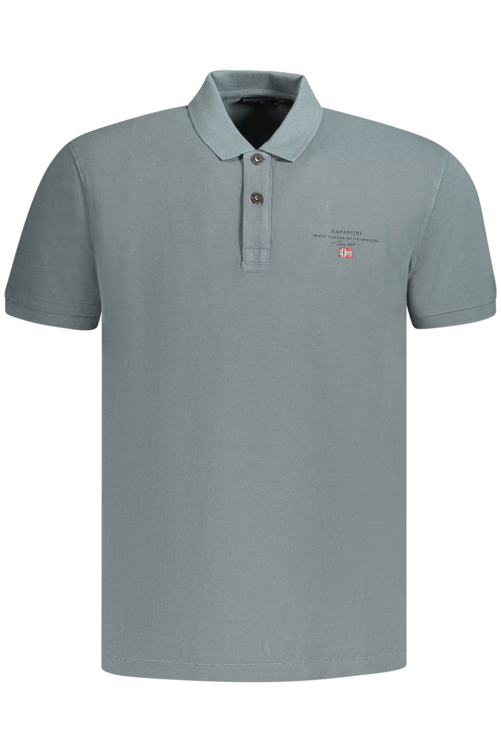 POLO DE MANGA CORTA PARA HOMBRE NAPAPIJRI, GRIS 