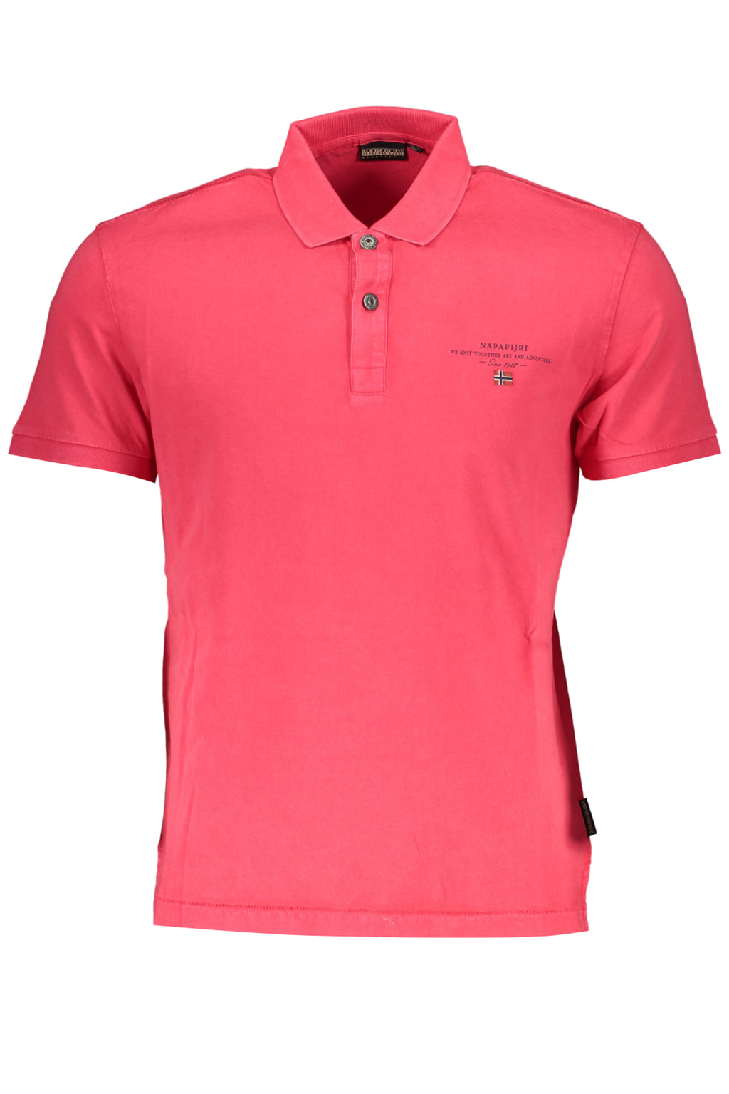 NAPAPIJRI MEN'S SHORT-SLEEVE POLO SHIRT, PINK 