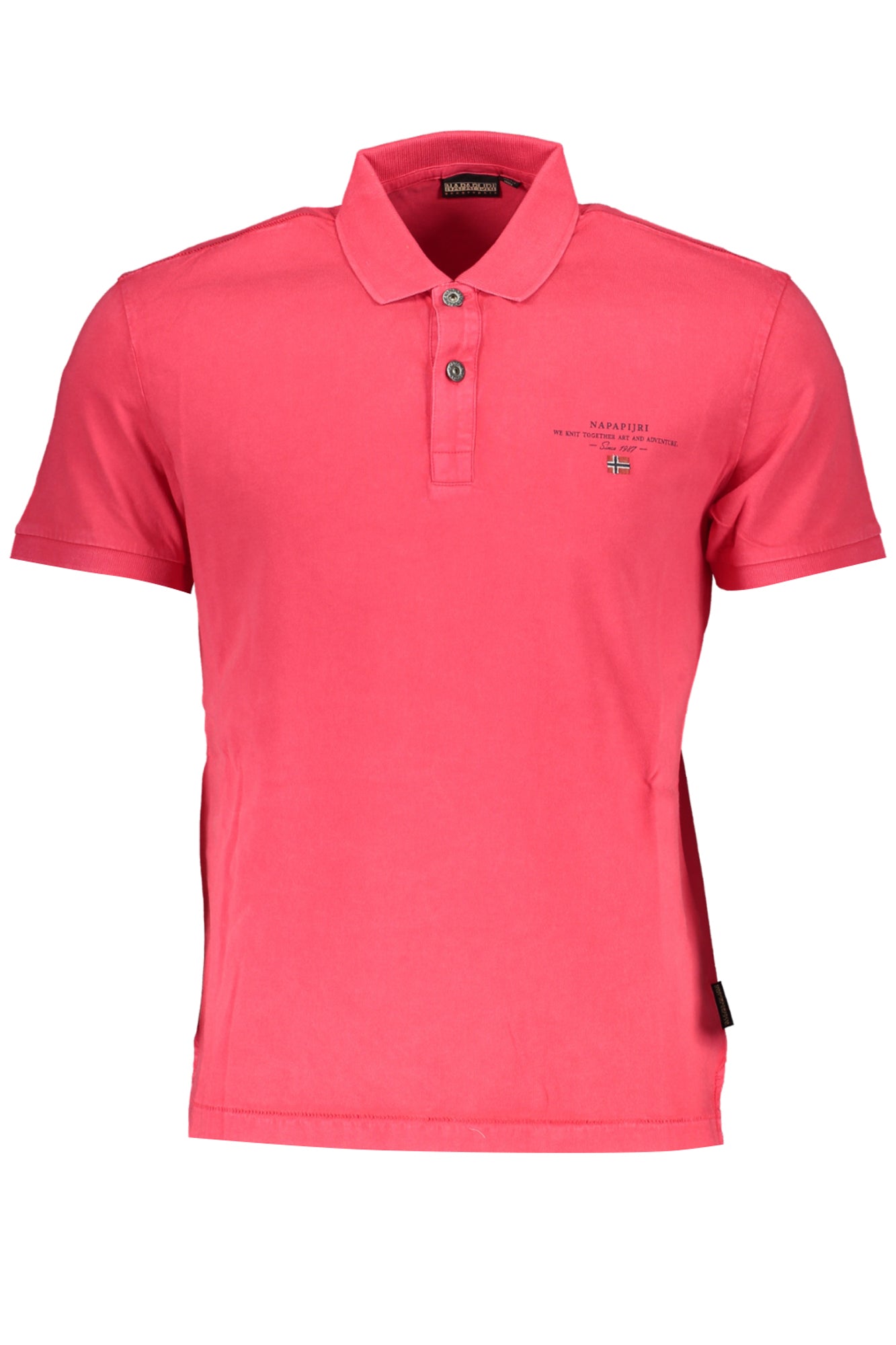 POLO DE MANGA CORTA PARA HOMBRE NAPAPIJRI, ROSA 