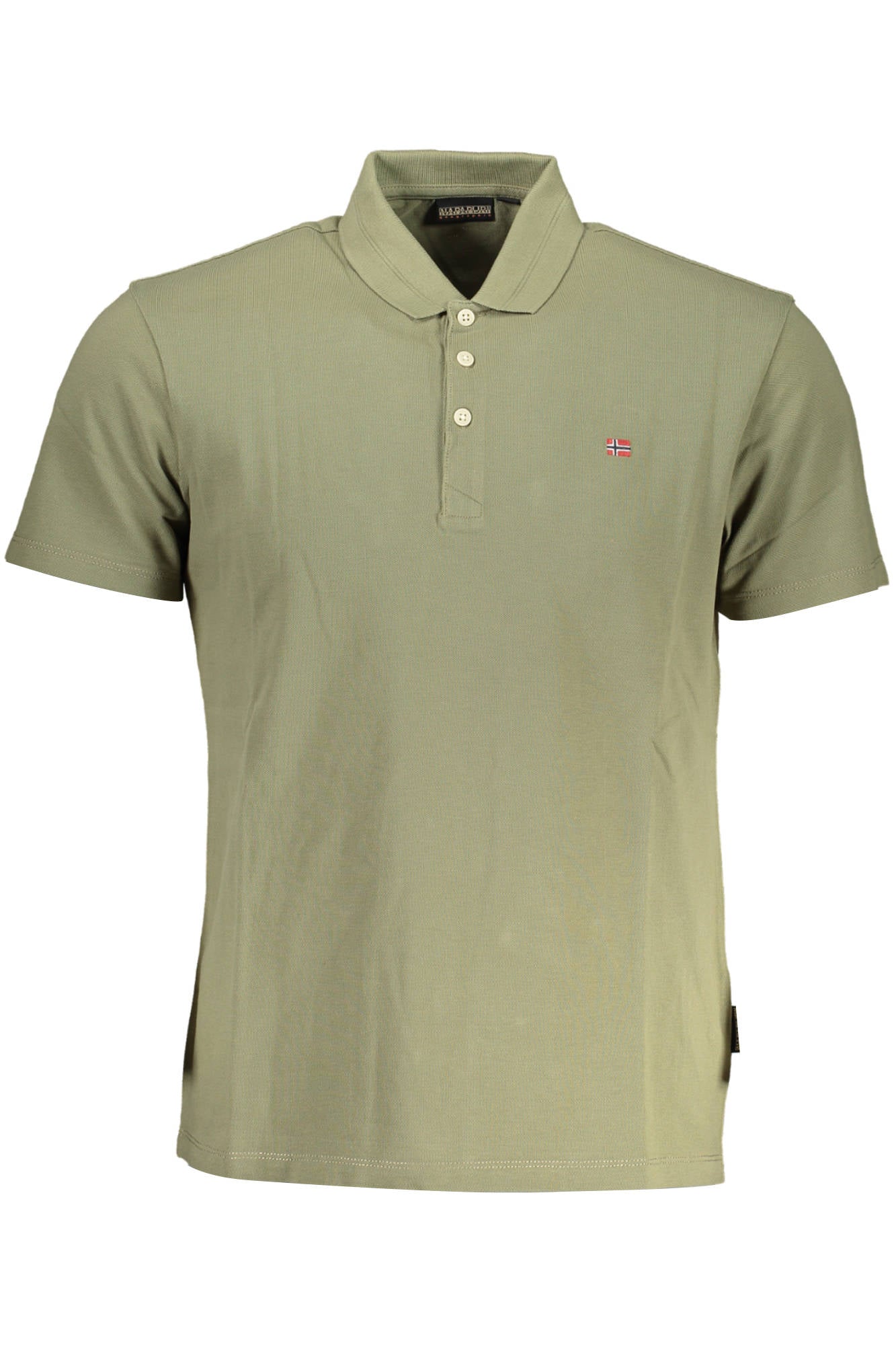 POLO DE MANGA CORTA PARA HOMBRE NAPAPIJRI, VERDE 