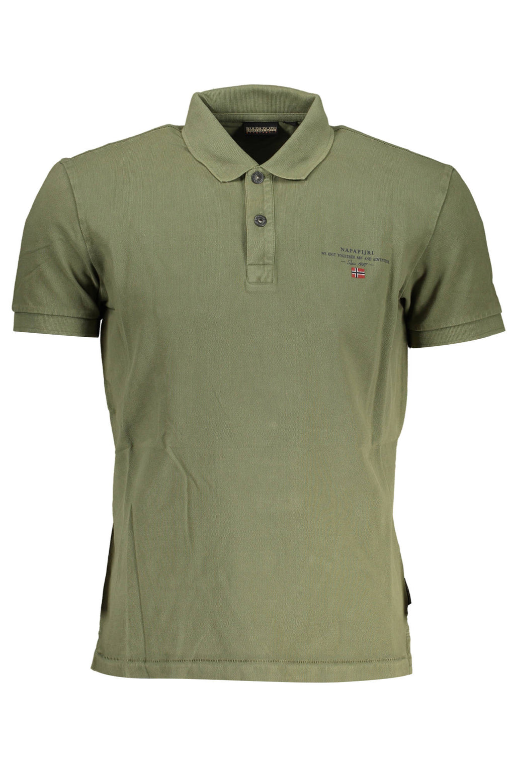 POLO DE MANGA CORTA PARA HOMBRE NAPAPIJRI, VERDE 