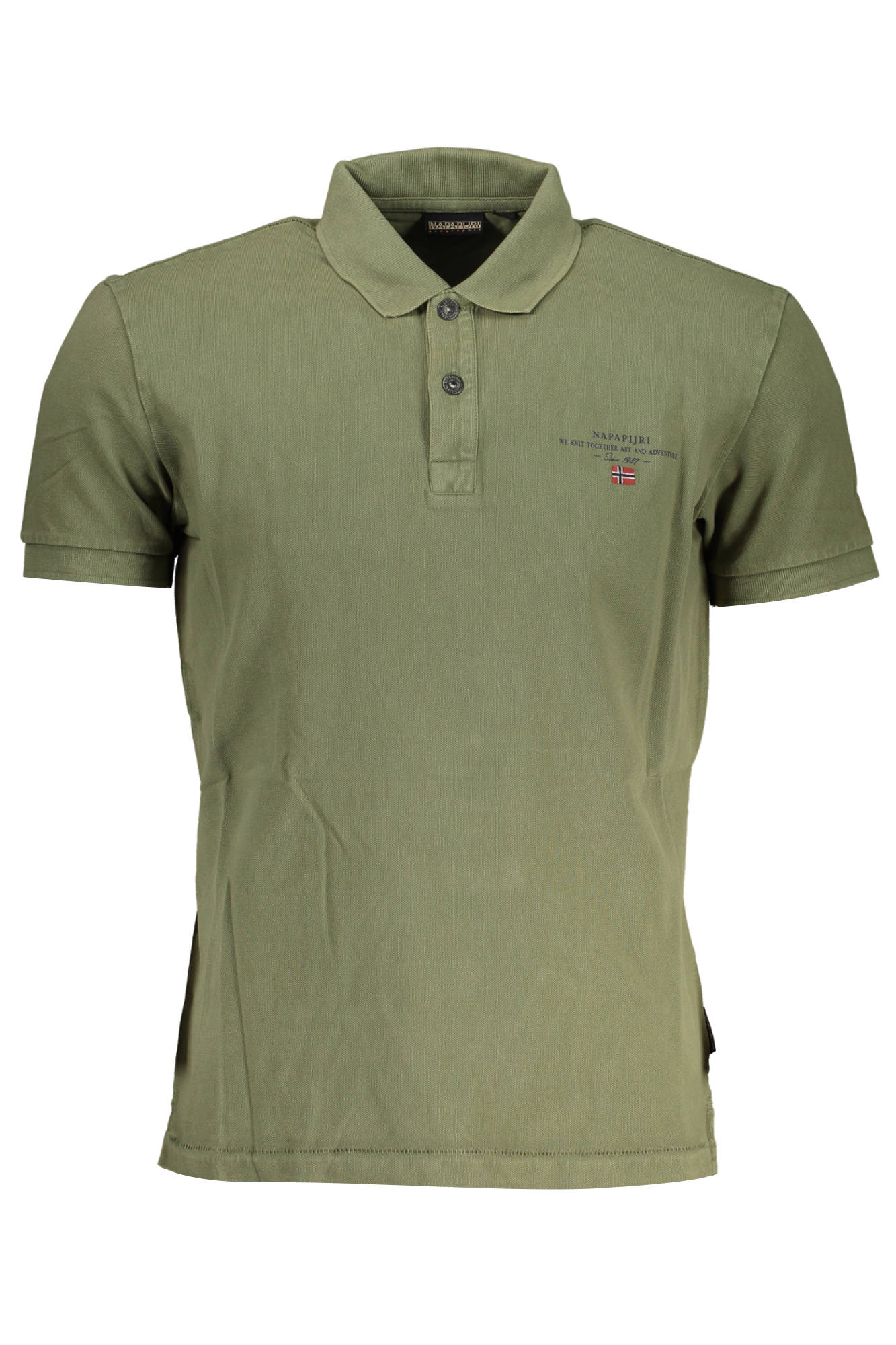 POLO DE MANGA CORTA PARA HOMBRE NAPAPIJRI, VERDE 