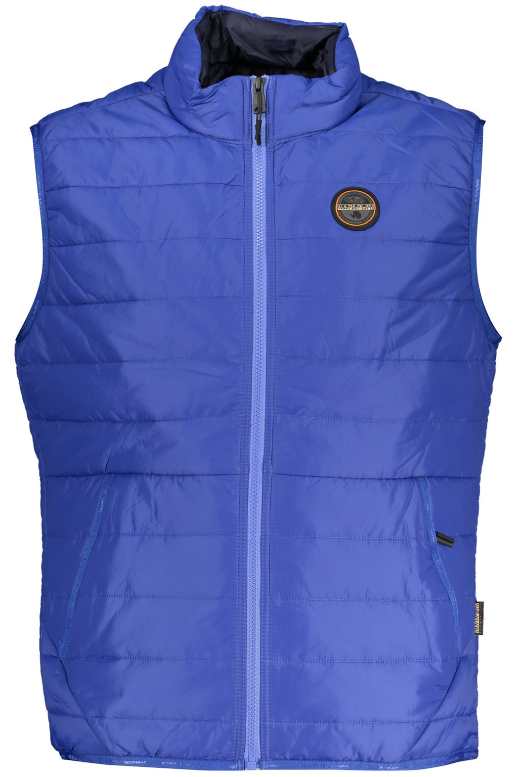 NAPAPIJRI MEN'S BLUE SLEEVELESS JACKET 