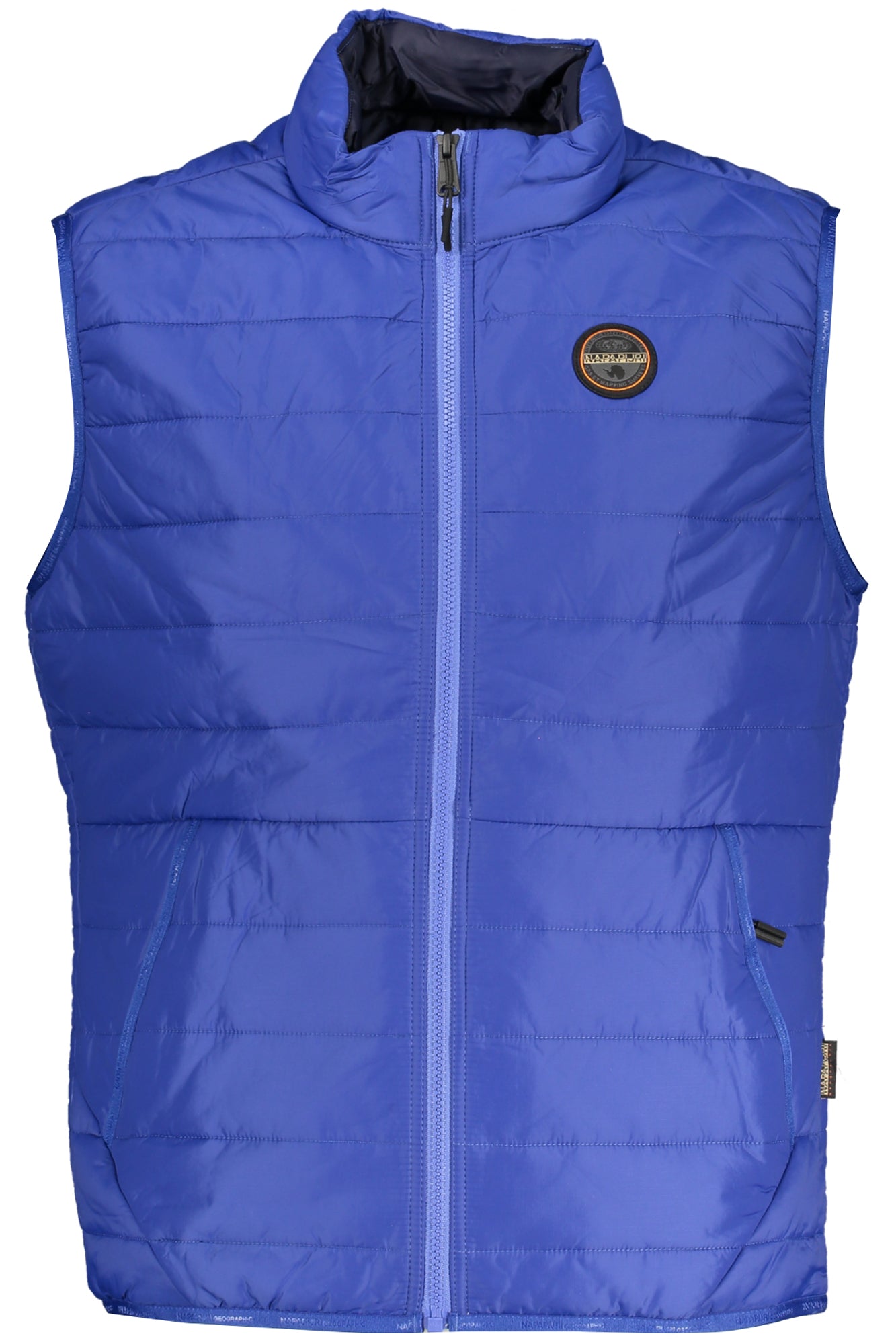 NAPAPIJRI MEN'S BLUE SLEEVELESS JACKET 