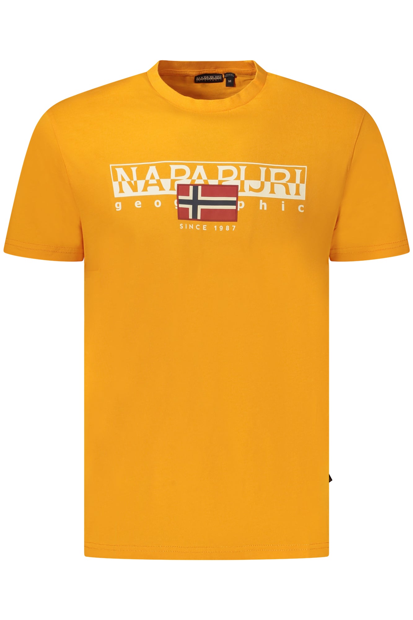 CAMISETA DE MANGA CORTA NAPAPIJRI PARA HOMBRE NARANJA 