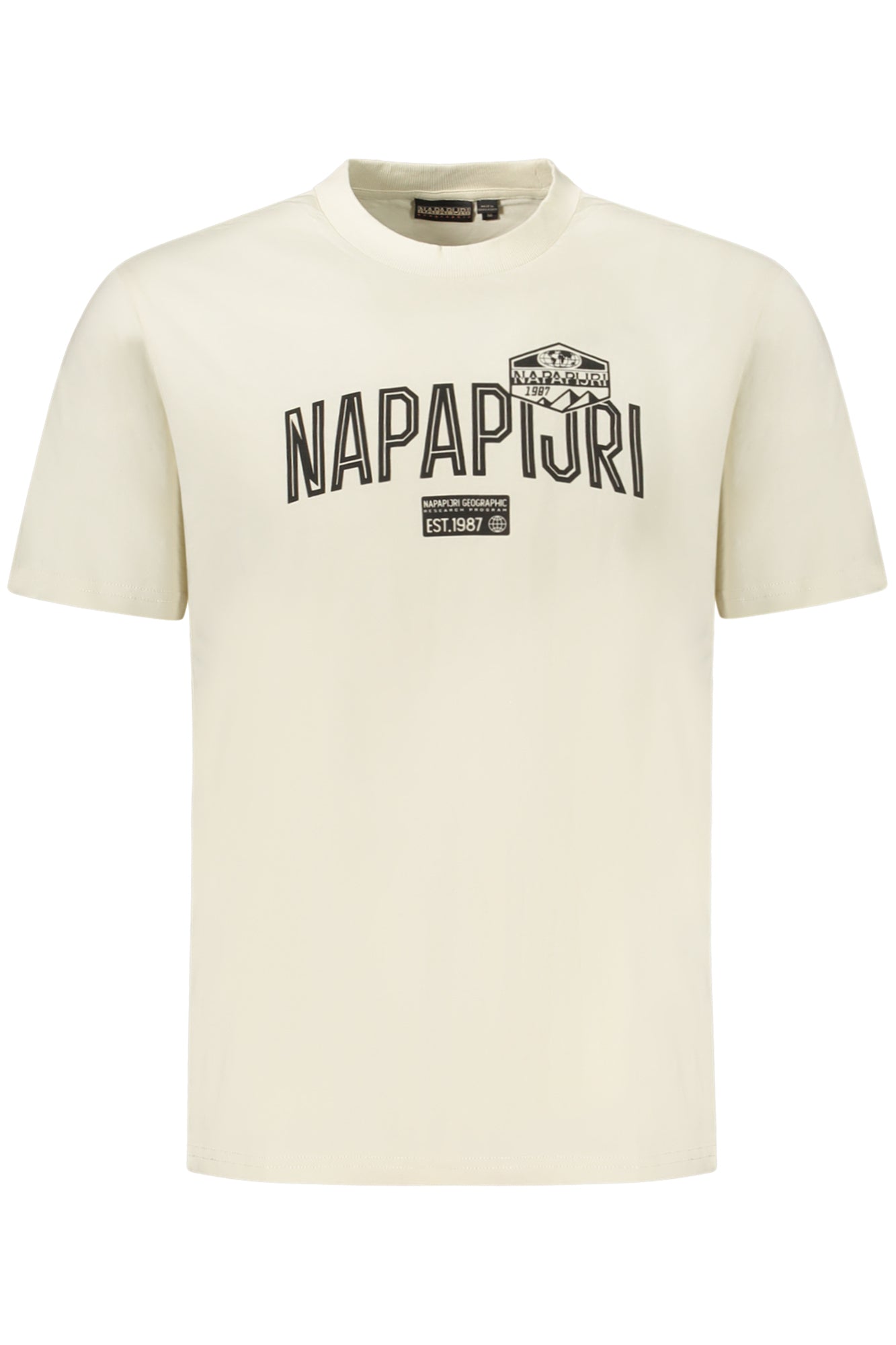NAPAPIJRI T-SHIRT MANICHE CORTE UOMO BEIGE