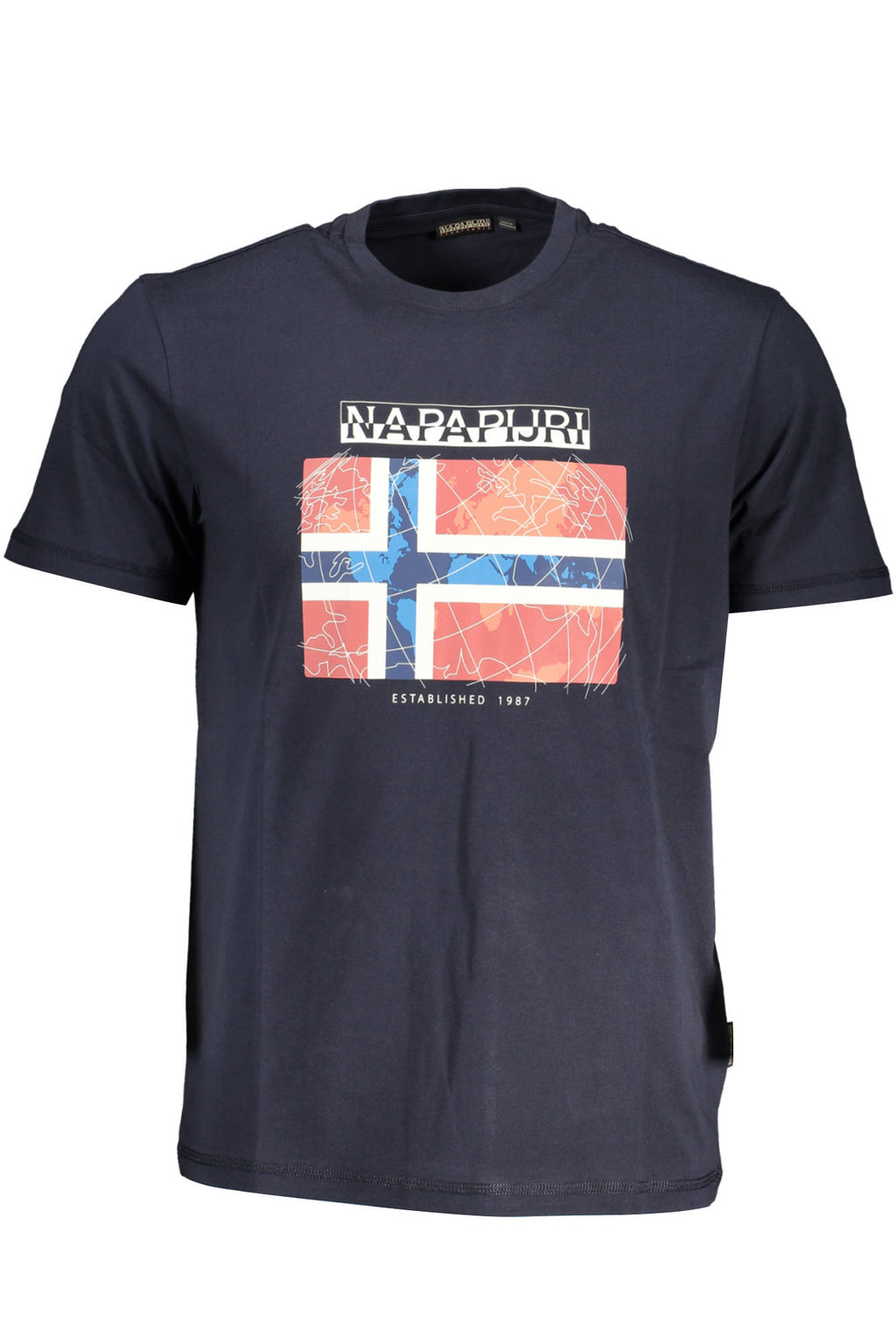 CAMISETA DE MANGA CORTA NAPAPIJRI PARA HOMBRE, AZUL 