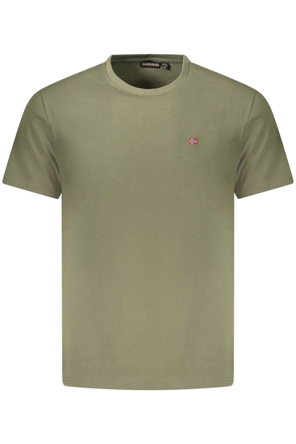 NAPAPIJRI T-SHIRT MANICHE CORTE UOMO VERDE