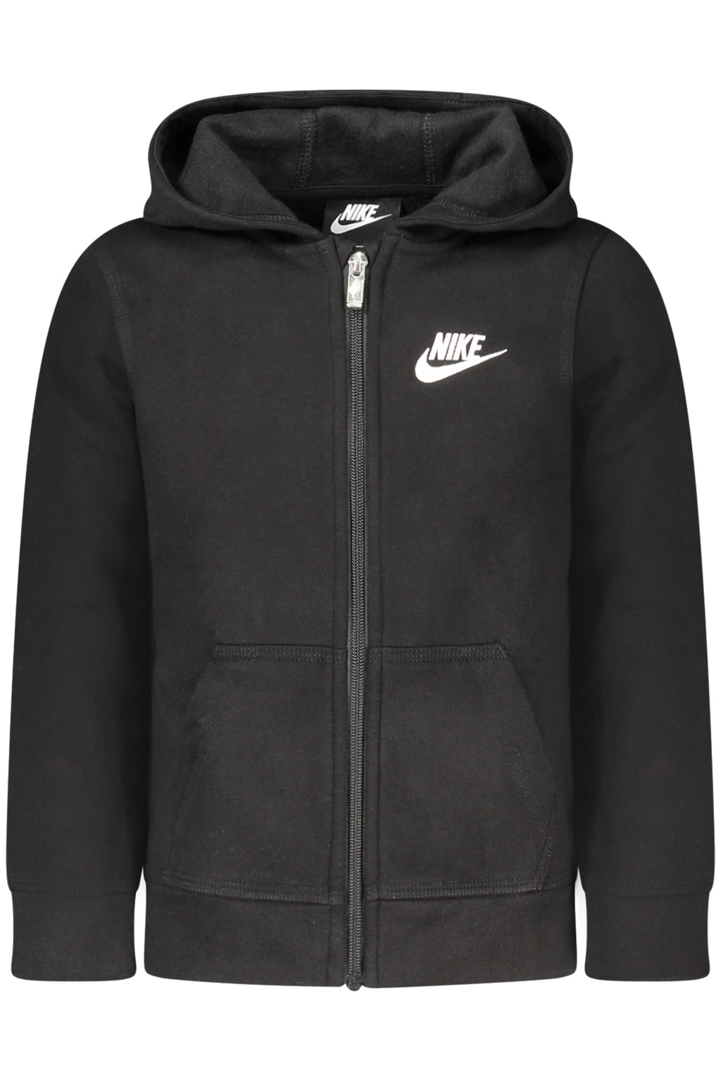 NIKE FELPA CON ZIP BAMBINO NERO