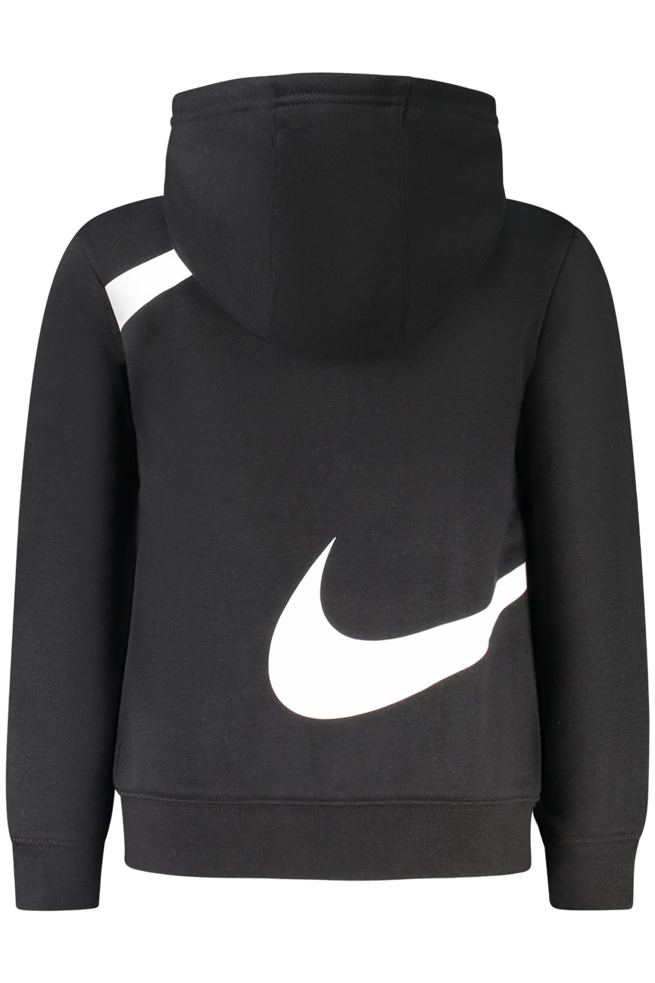 NIKE KIDS' BLACK ZIP-UP SWEATSHIRT 