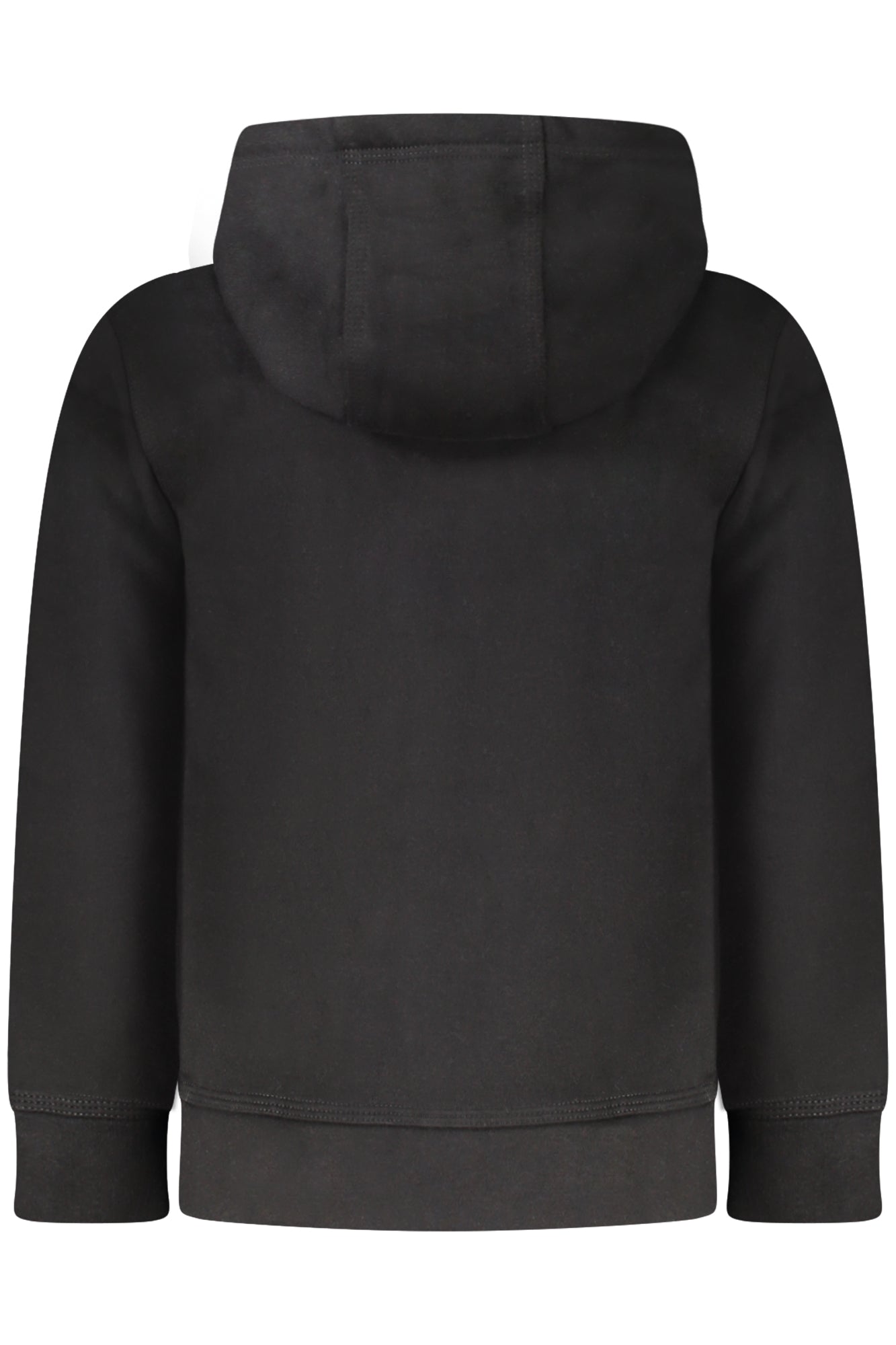 NIKE KIDS' BLACK ZIP-UP SWEATSHIRT 