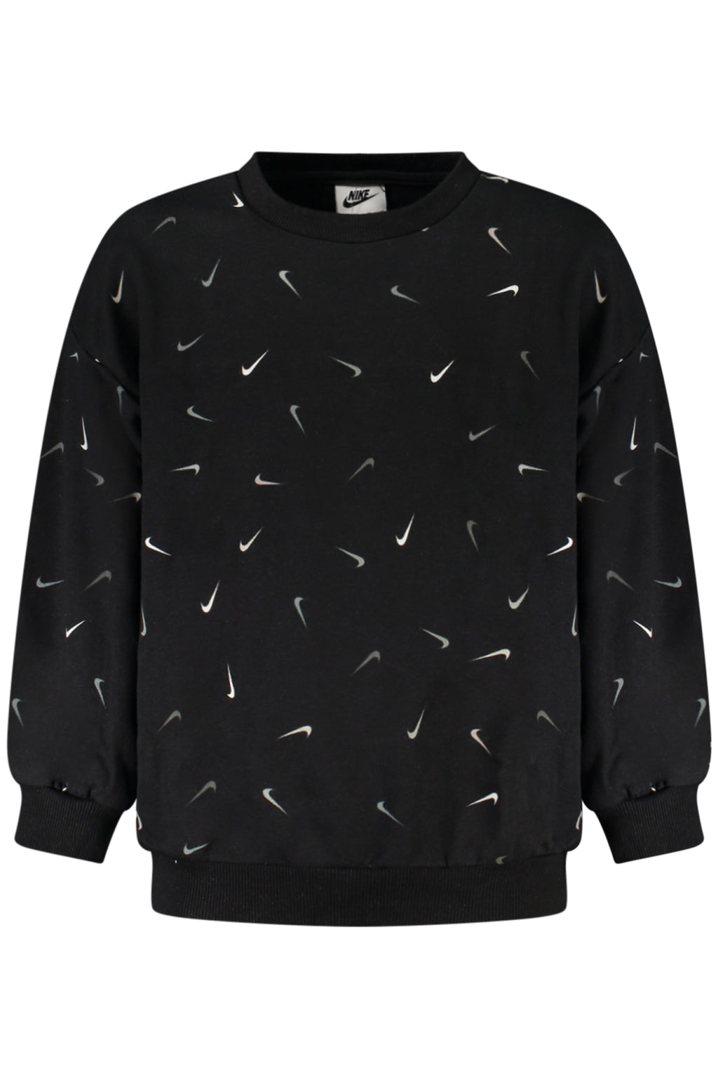 SUDADERA NIKE NEGRA CON CREMALLERA PARA NIÑOS 