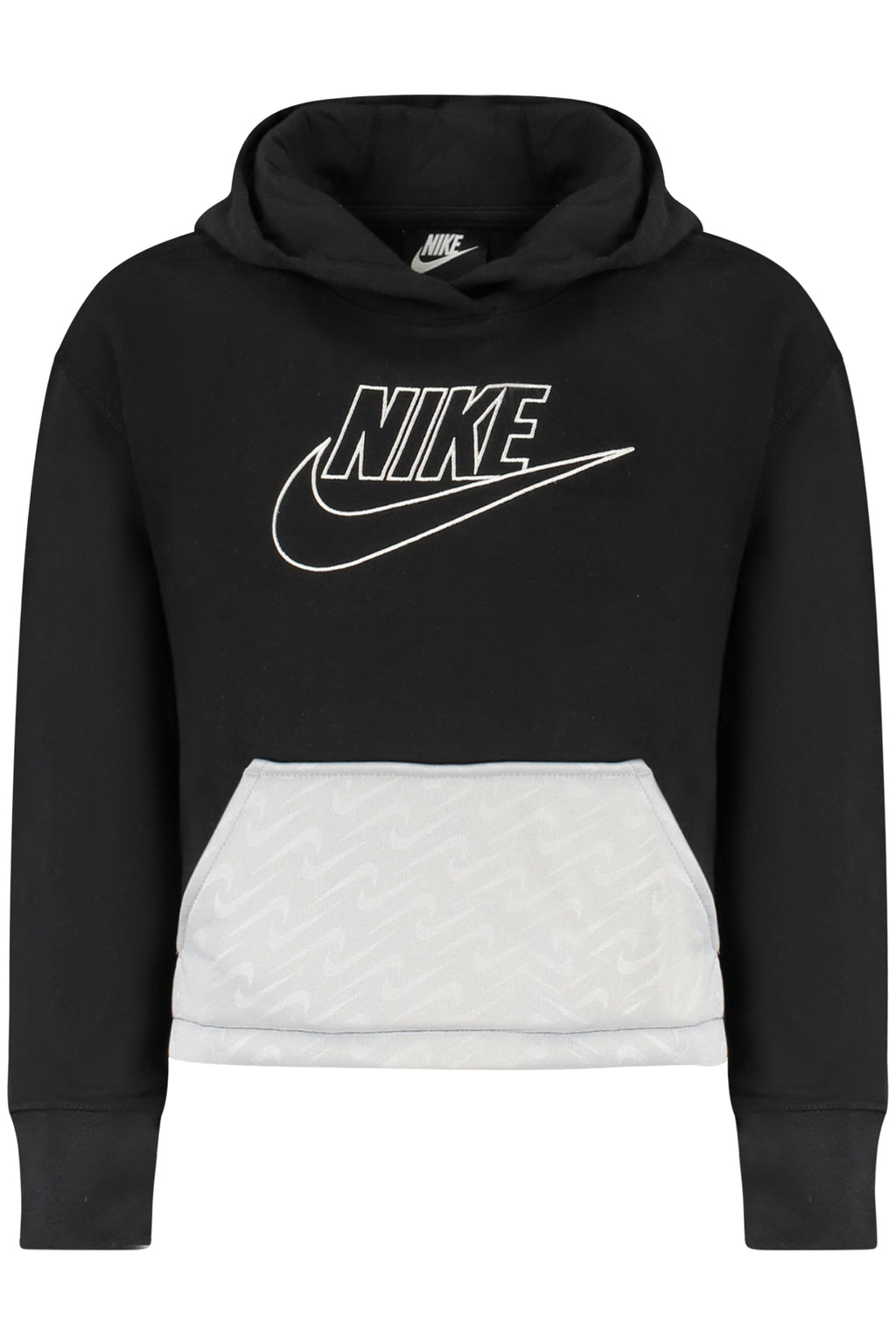 SUDADERA NIKE NEGRA CON CREMALLERA PARA NIÑOS 