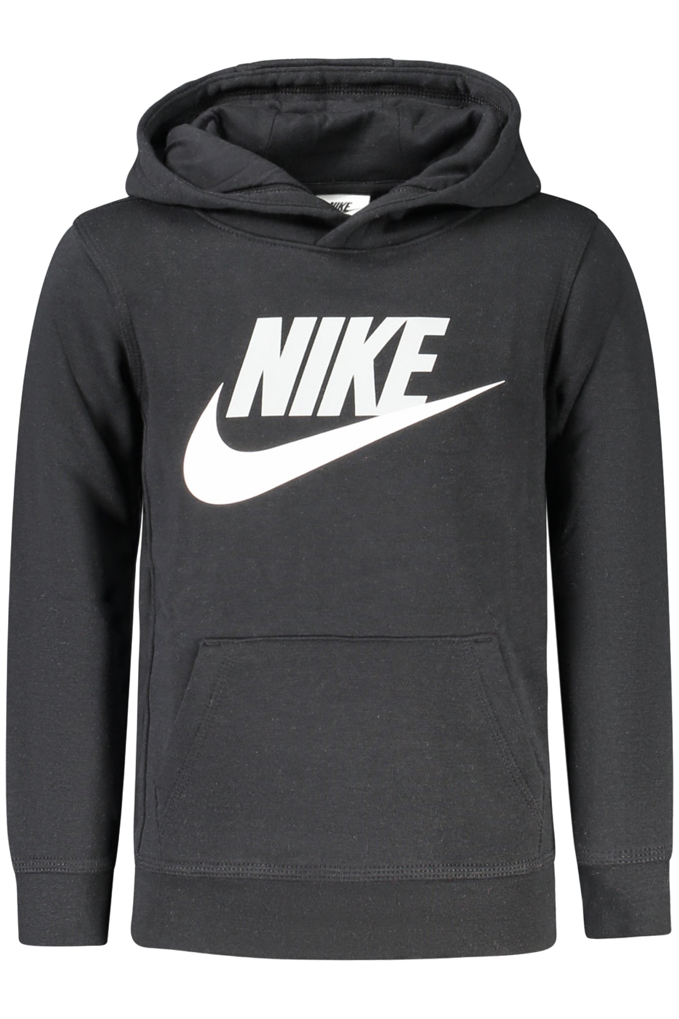 NIKE KIDS' BLACK ZIP-UP SWEATSHIRT 