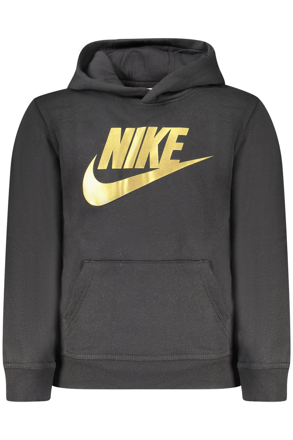 NIKE KIDS' BLACK ZIP-UP SWEATSHIRT 