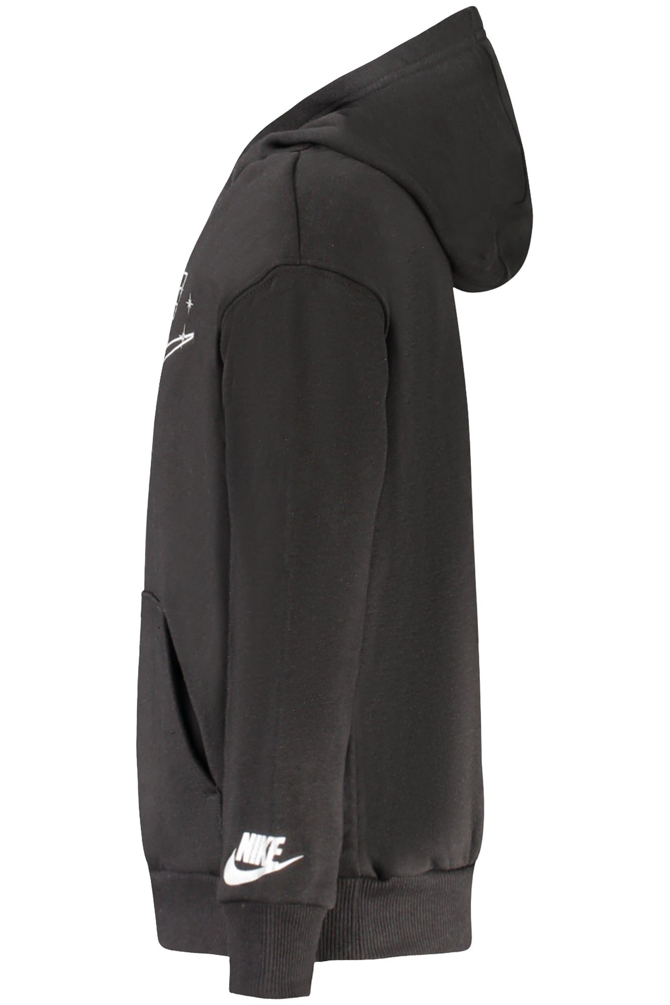 NIKE KIDS' BLACK ZIP-UP SWEATSHIRT 