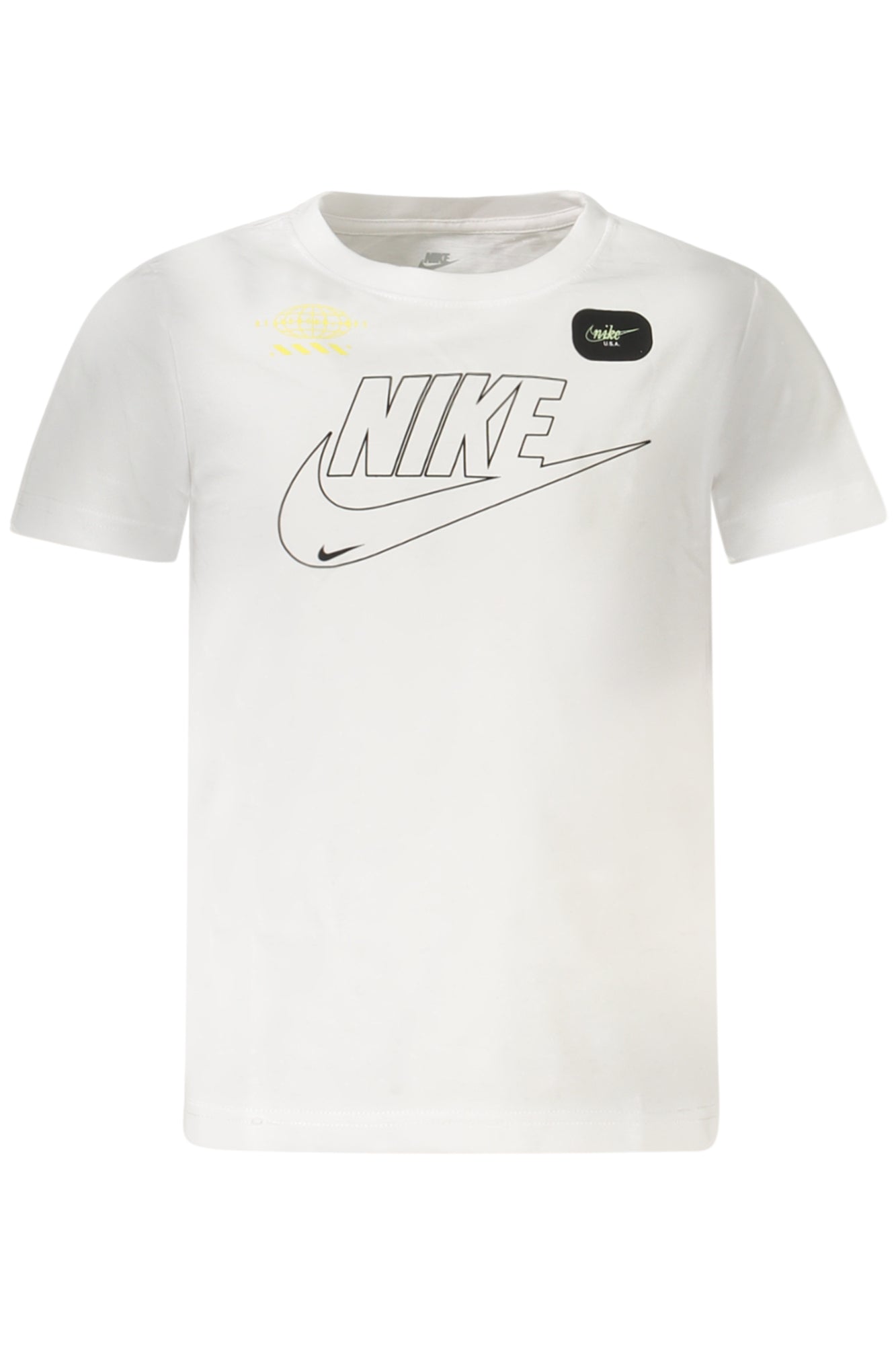 NIKE T-SHIRT MANICHE CORTE BAMBINO BIANCO