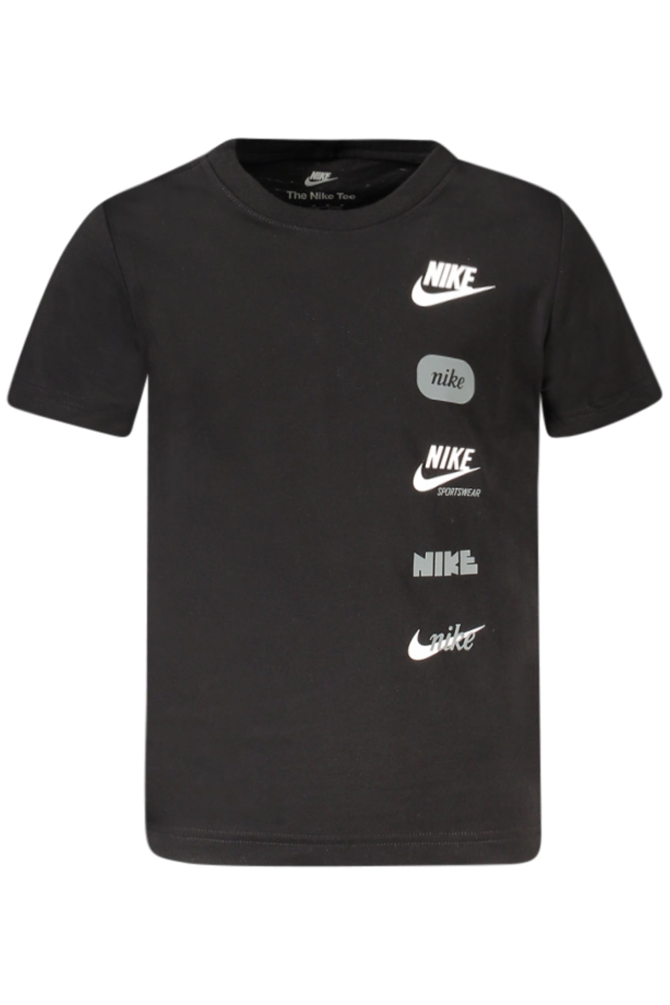 NIKE T-SHIRT MANICHE CORTE BAMBINO NERO