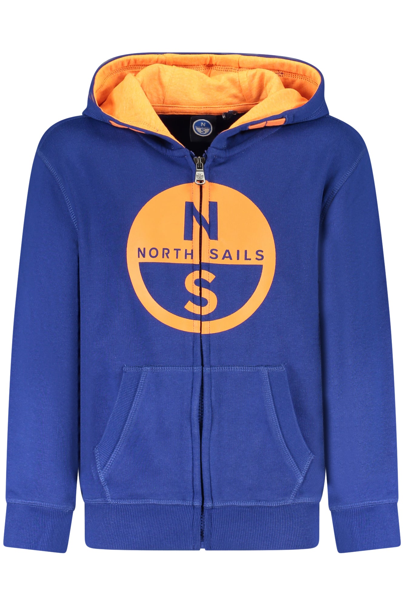 NORTH SAILS CHILDREN'S BLUE ZIP-UP SWEATSHIRT 