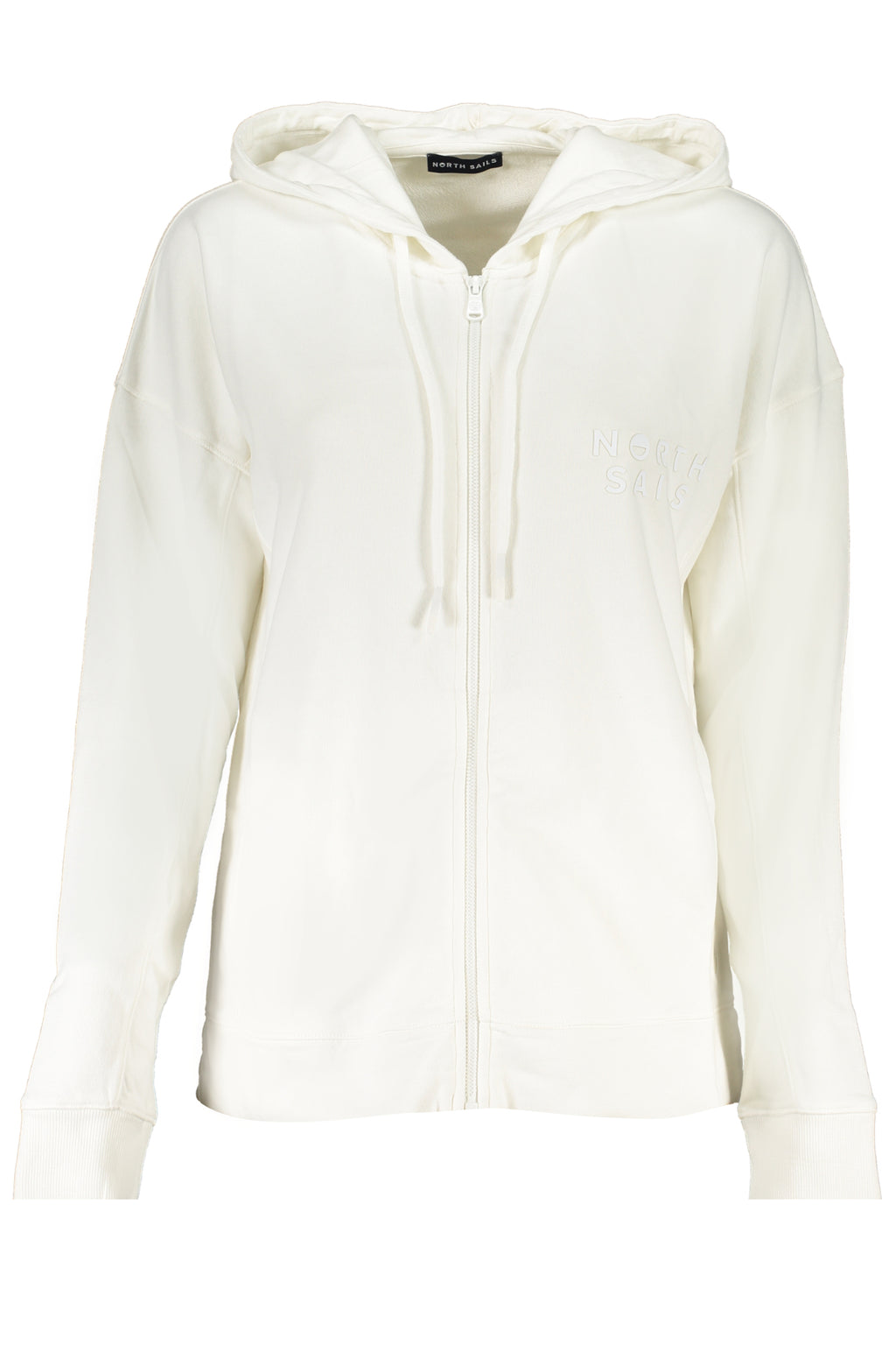NORTH SAILS WOMEN'S ZIP-UP SWEATSHIRT WHITE 
