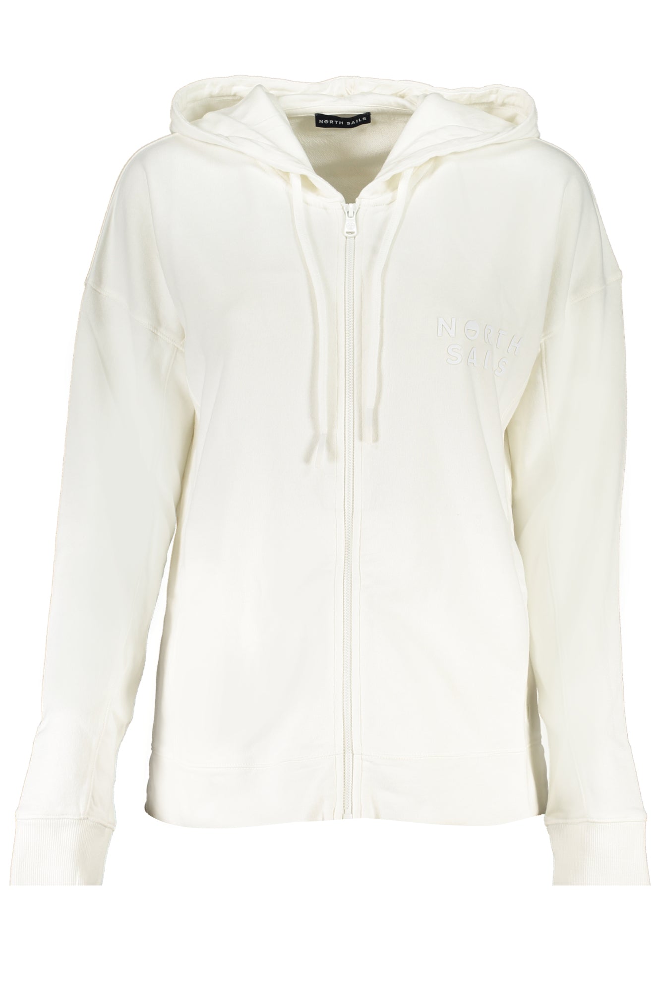 NORTH SAILS WOMEN'S ZIP-UP SWEATSHIRT WHITE 